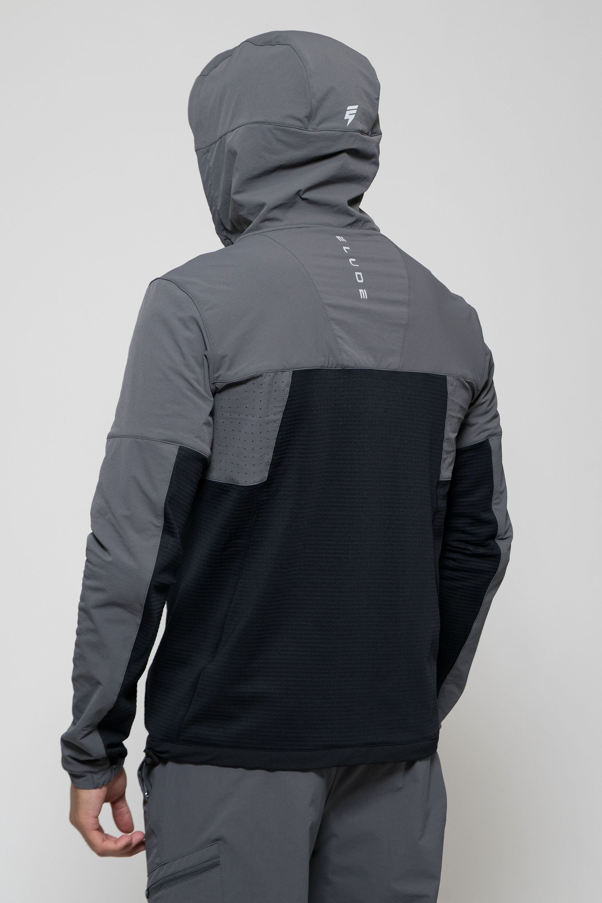 DELTA FLEECE JACKET - GREY/BLACK