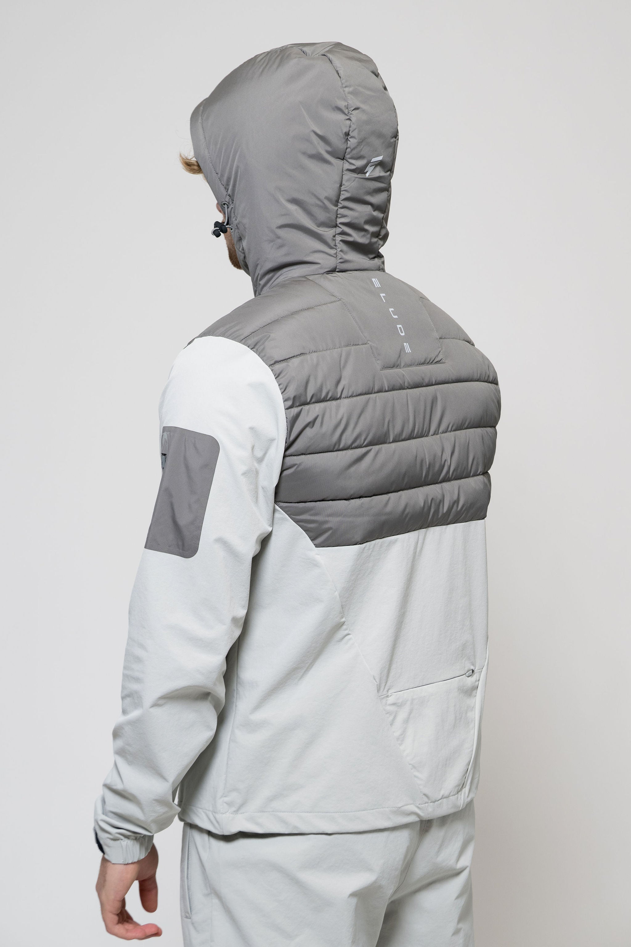 HYBRID JACKET - LIGHT GREY/COAL