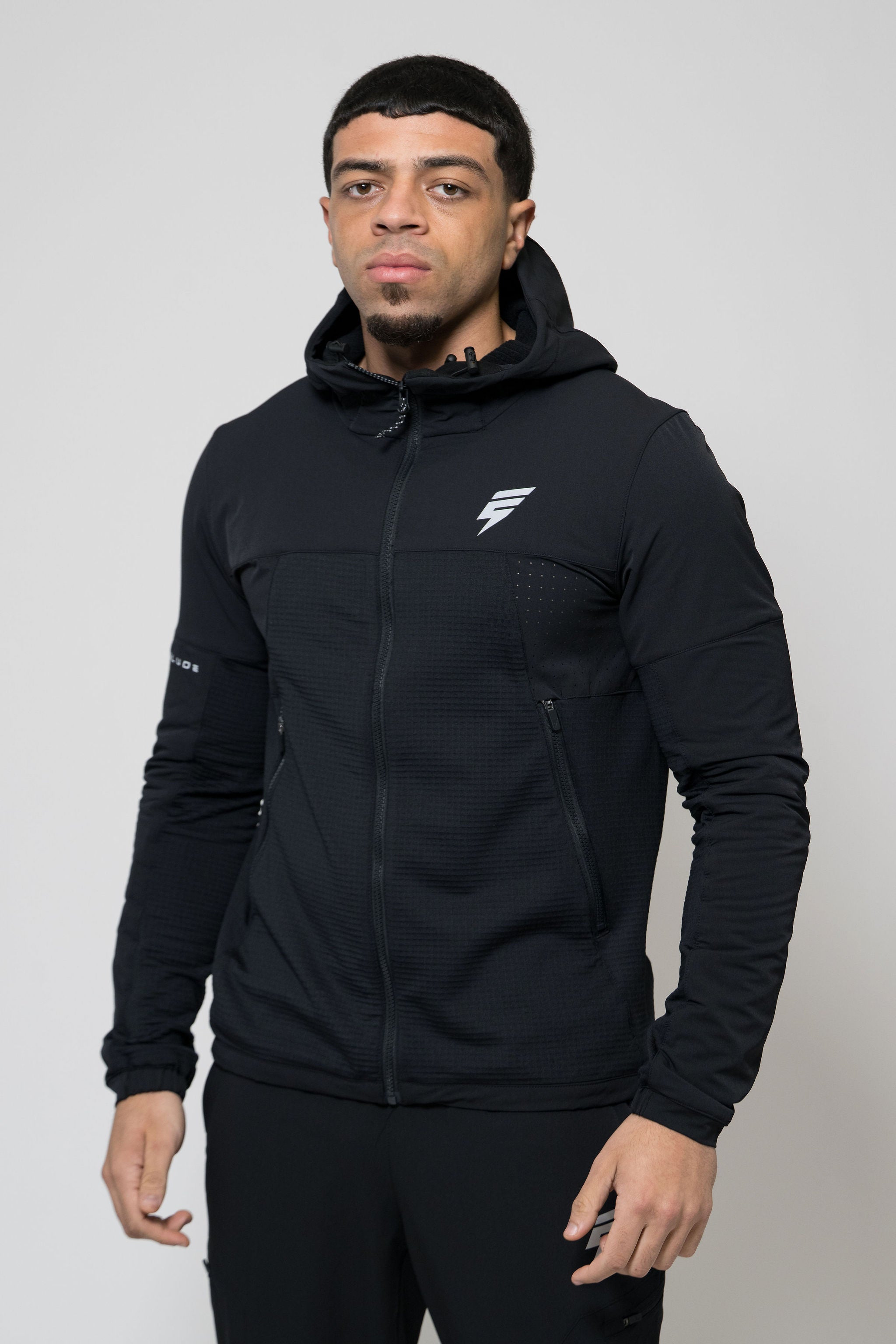 DELTA FLEECE JACKET - BLACK