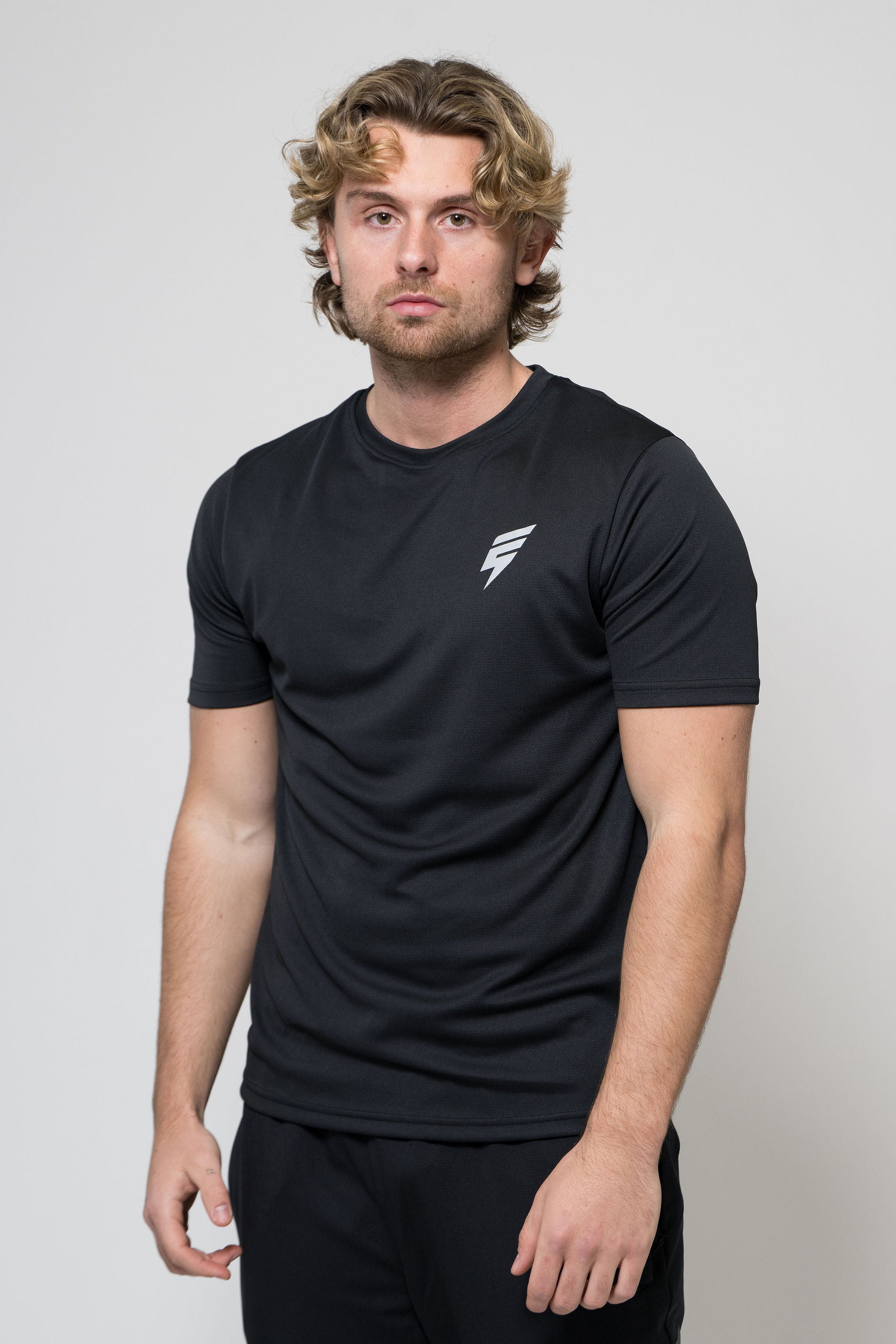 TECH TEE - BLACK/COAL