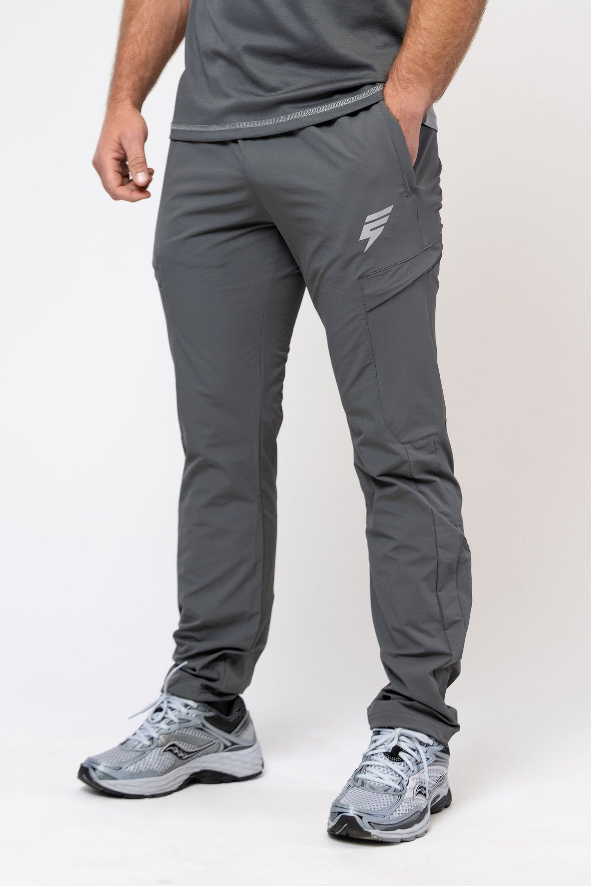 TRAIL FLEECE TRACKSUIT - DARK GREY/GREY