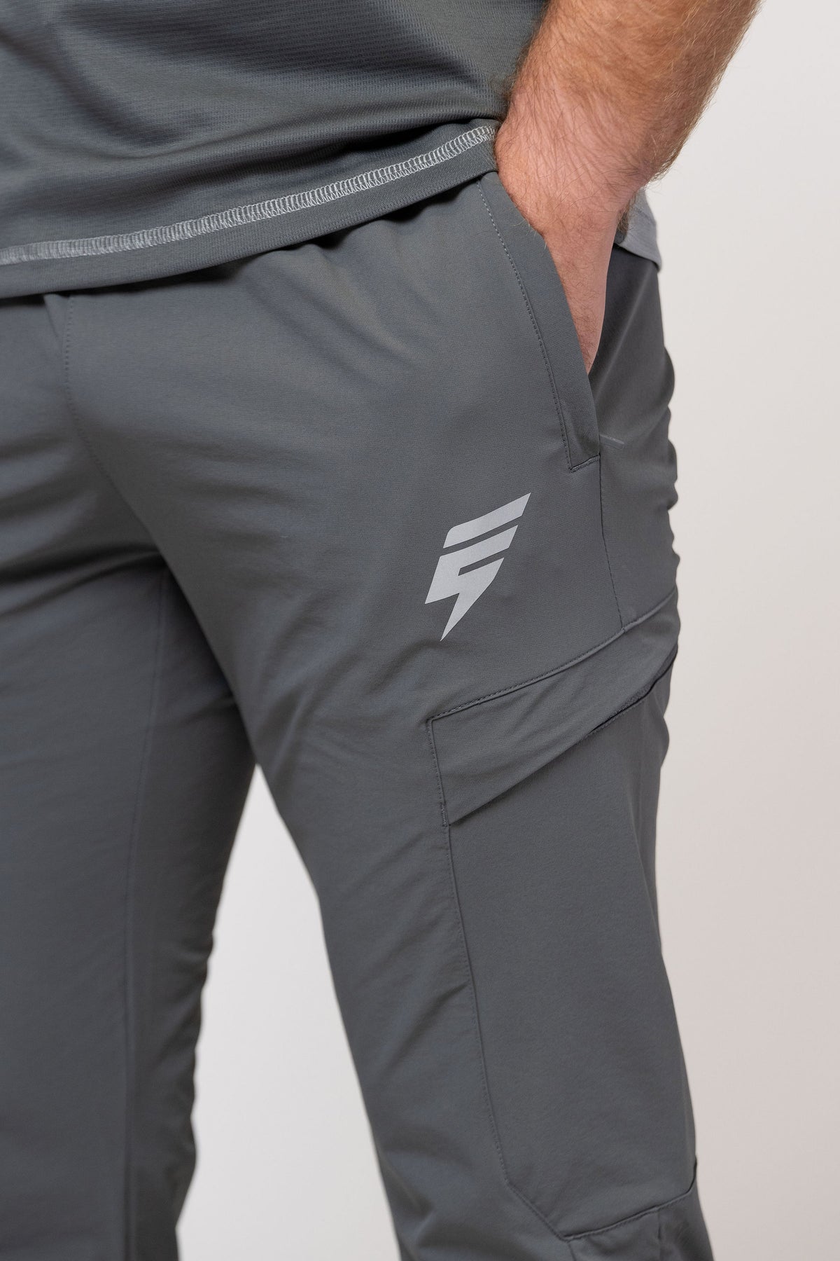 TRAIL FLEECE TRACKSUIT - DARK GREY/GREY