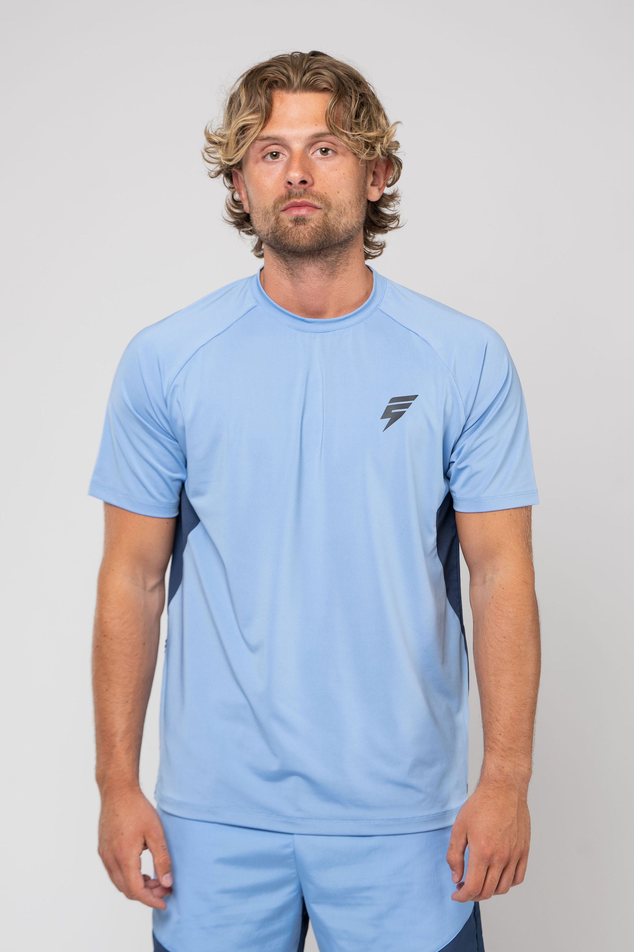GHOST SHORT SET - LIGHT BLUE/NAVY