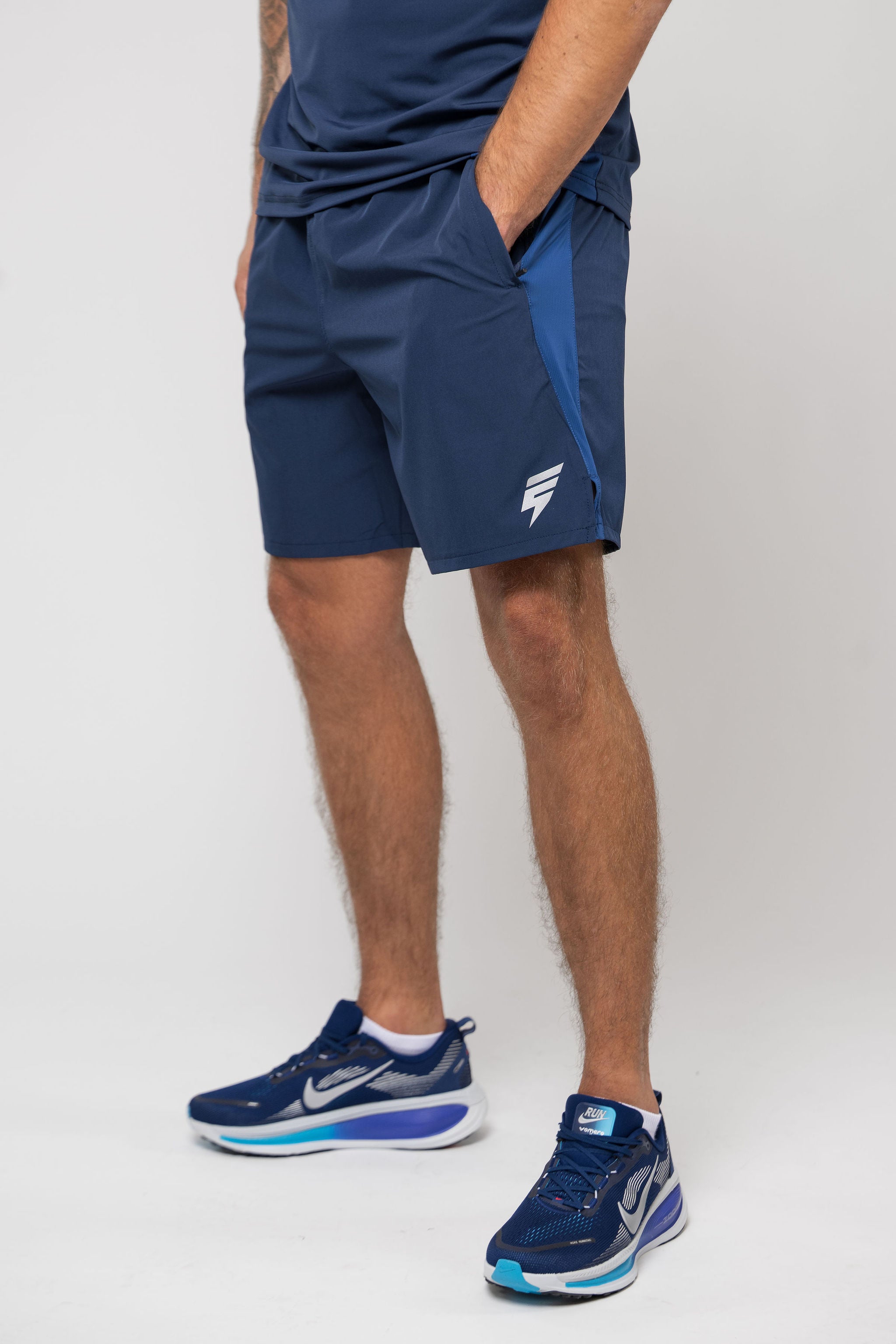 BREATHE SHORT SET - NAVY/BLUE
