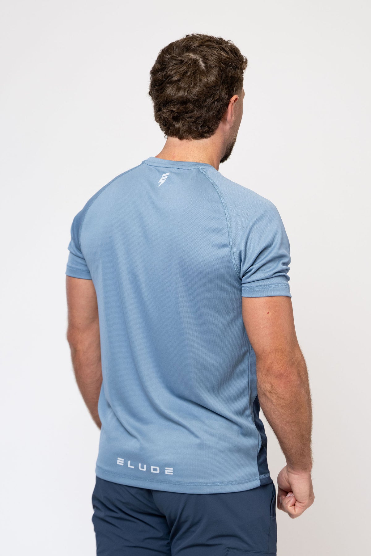 TRAIL TEE - MIDNIGHT BLUE/STEEL