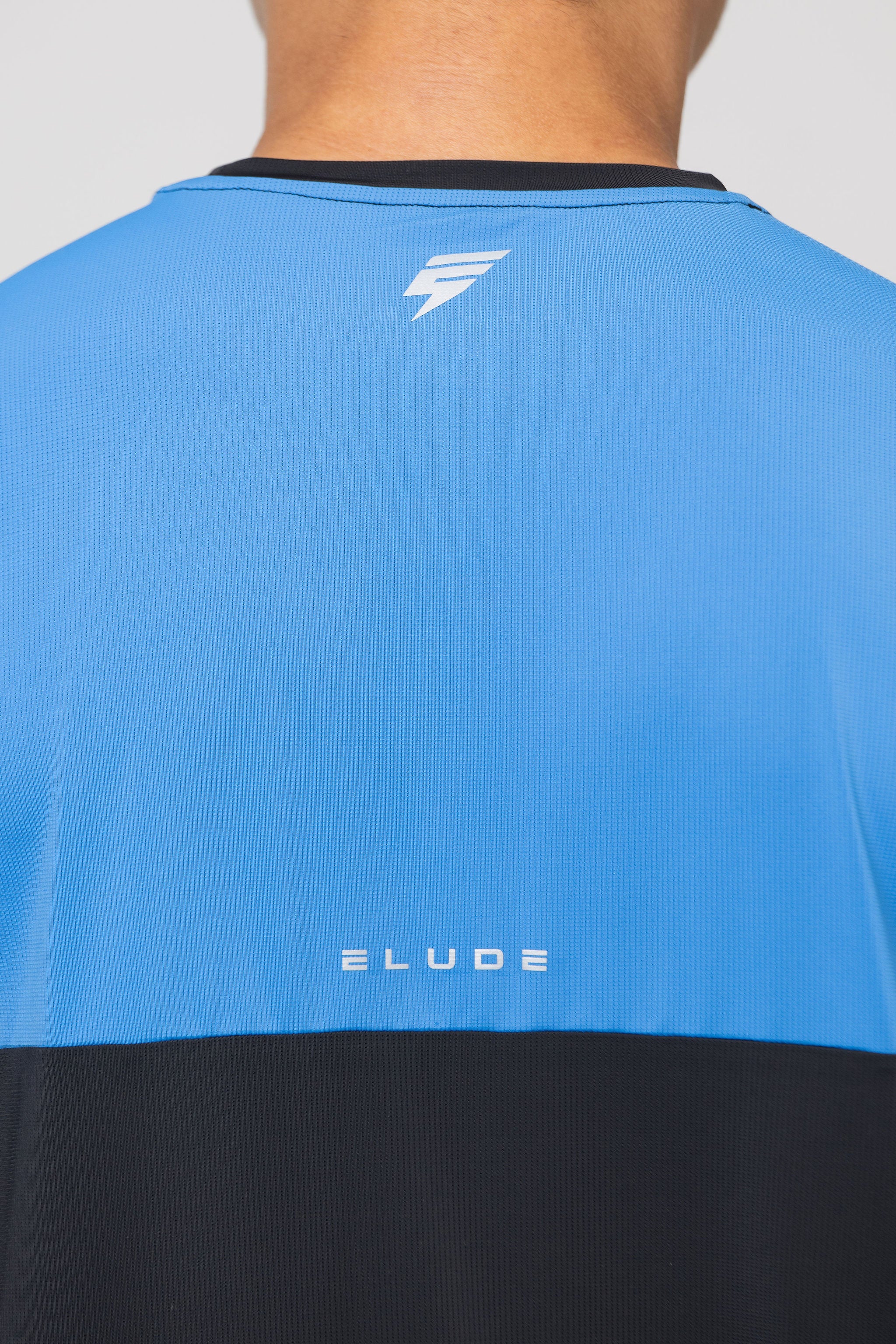 TRACK TEE - BLACK/NAUTICAL BLUE