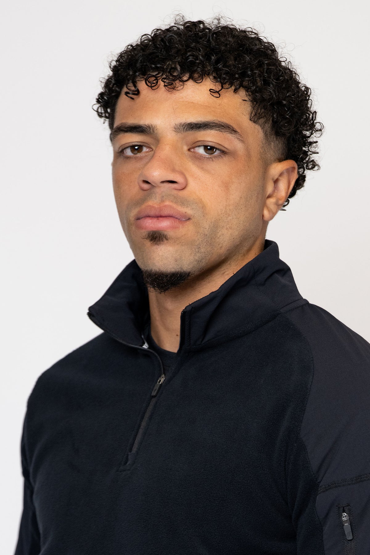 TRAIL FLEECE 1/4 ZIP - BLACK