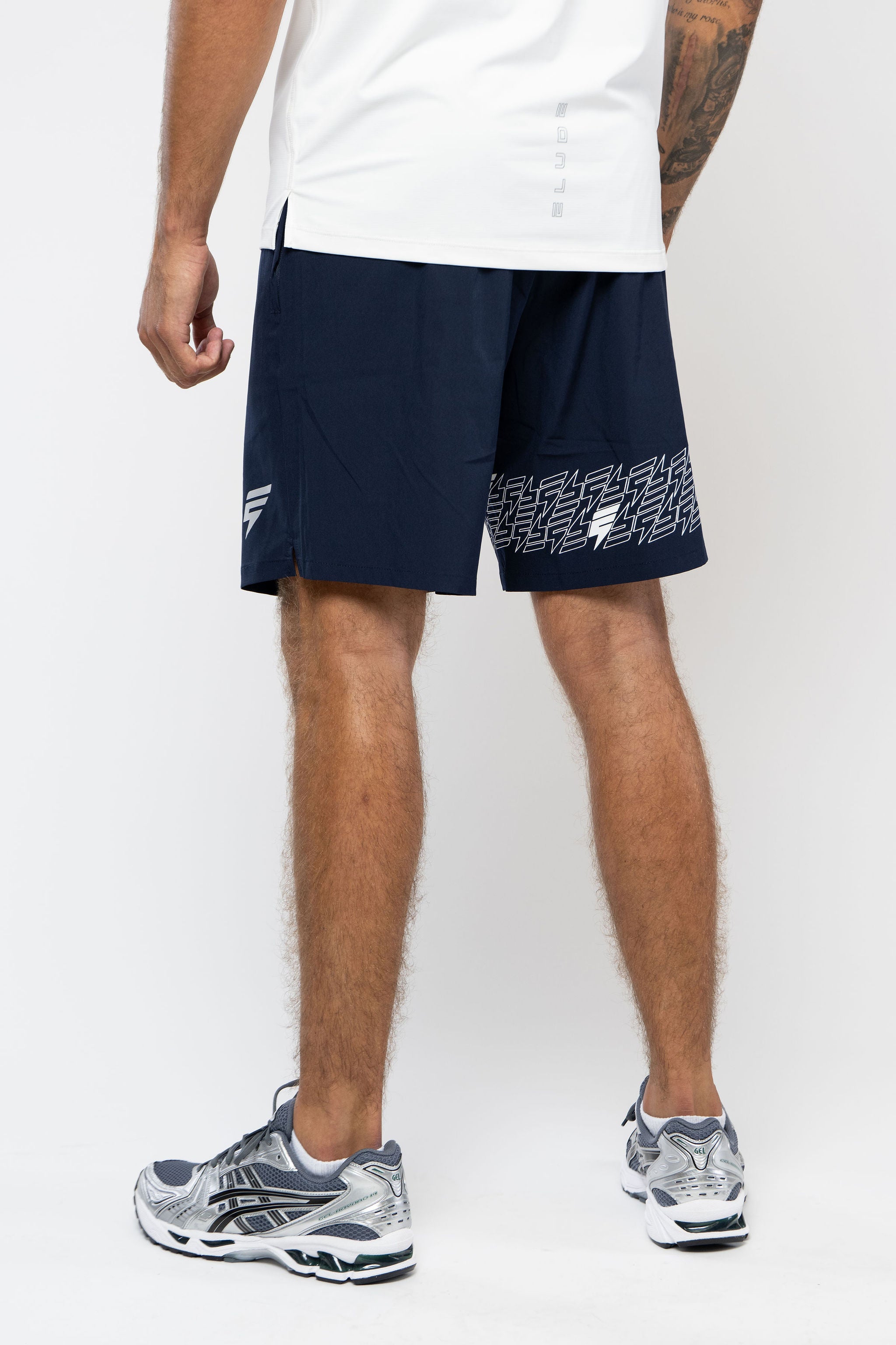 ICON SHORT SET - NAVY/WHITE