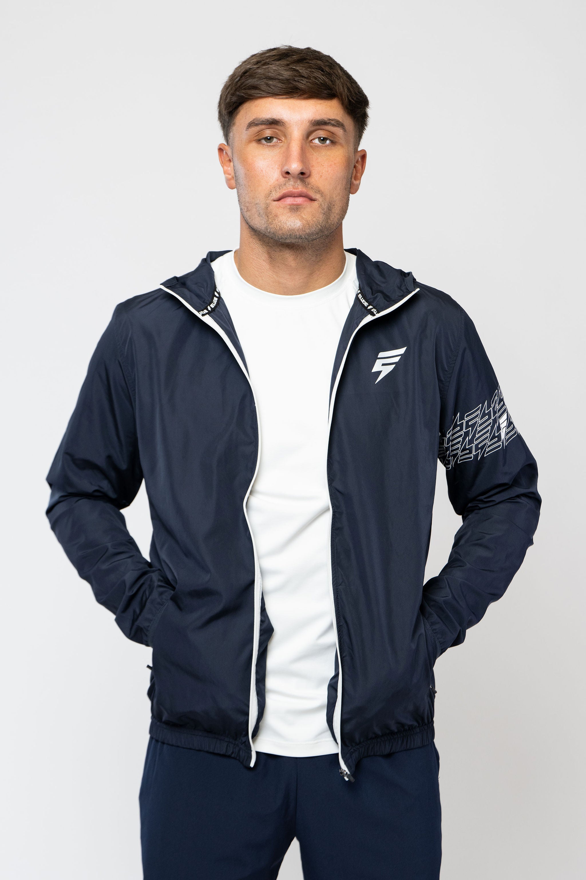 ICON JACKET - NAVY/WHITE