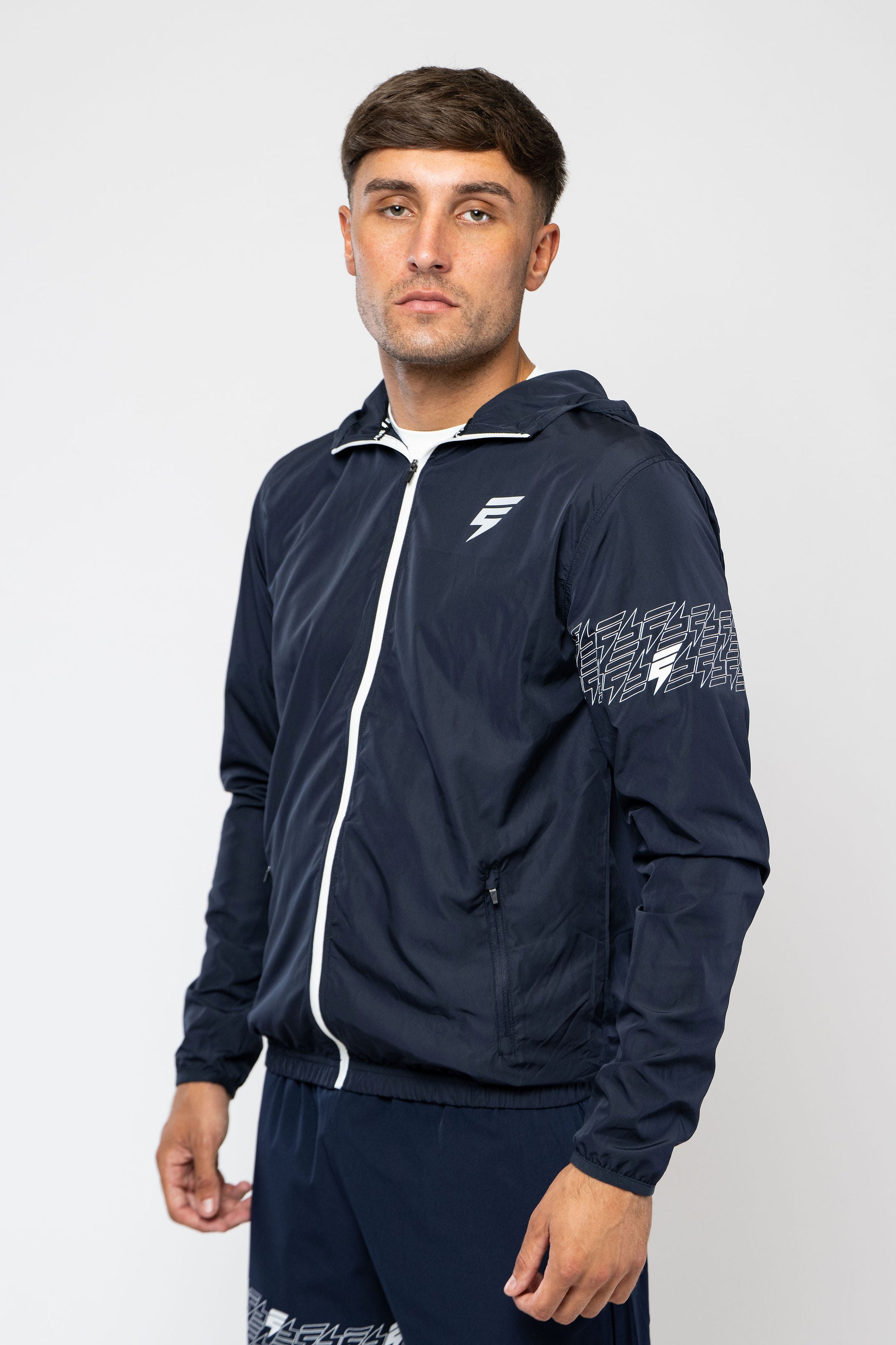 ICON JACKET - NAVY/WHITE