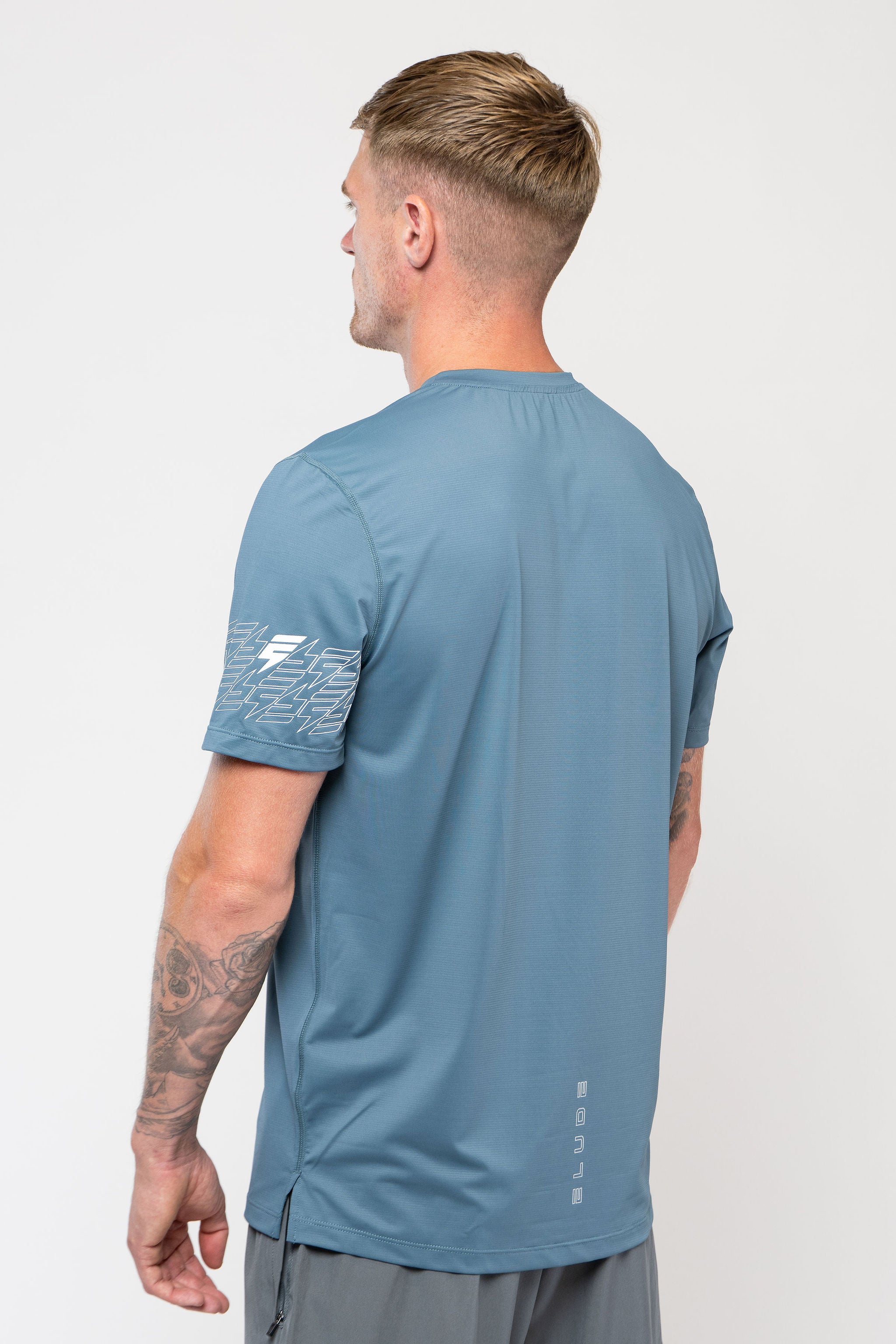 ICON TEE - TEAL/WHITE