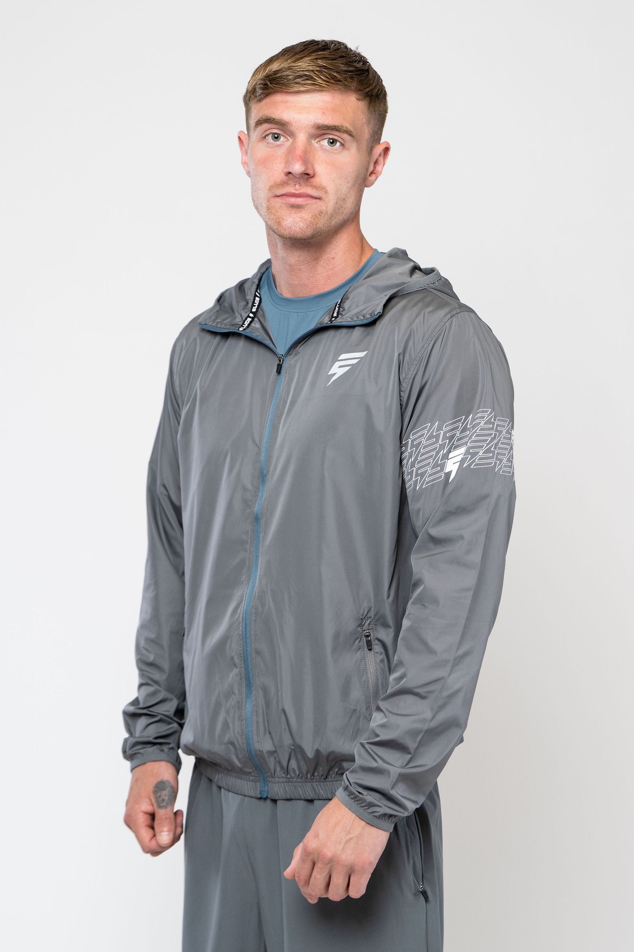 ICON JACKET - GREY/WHITE