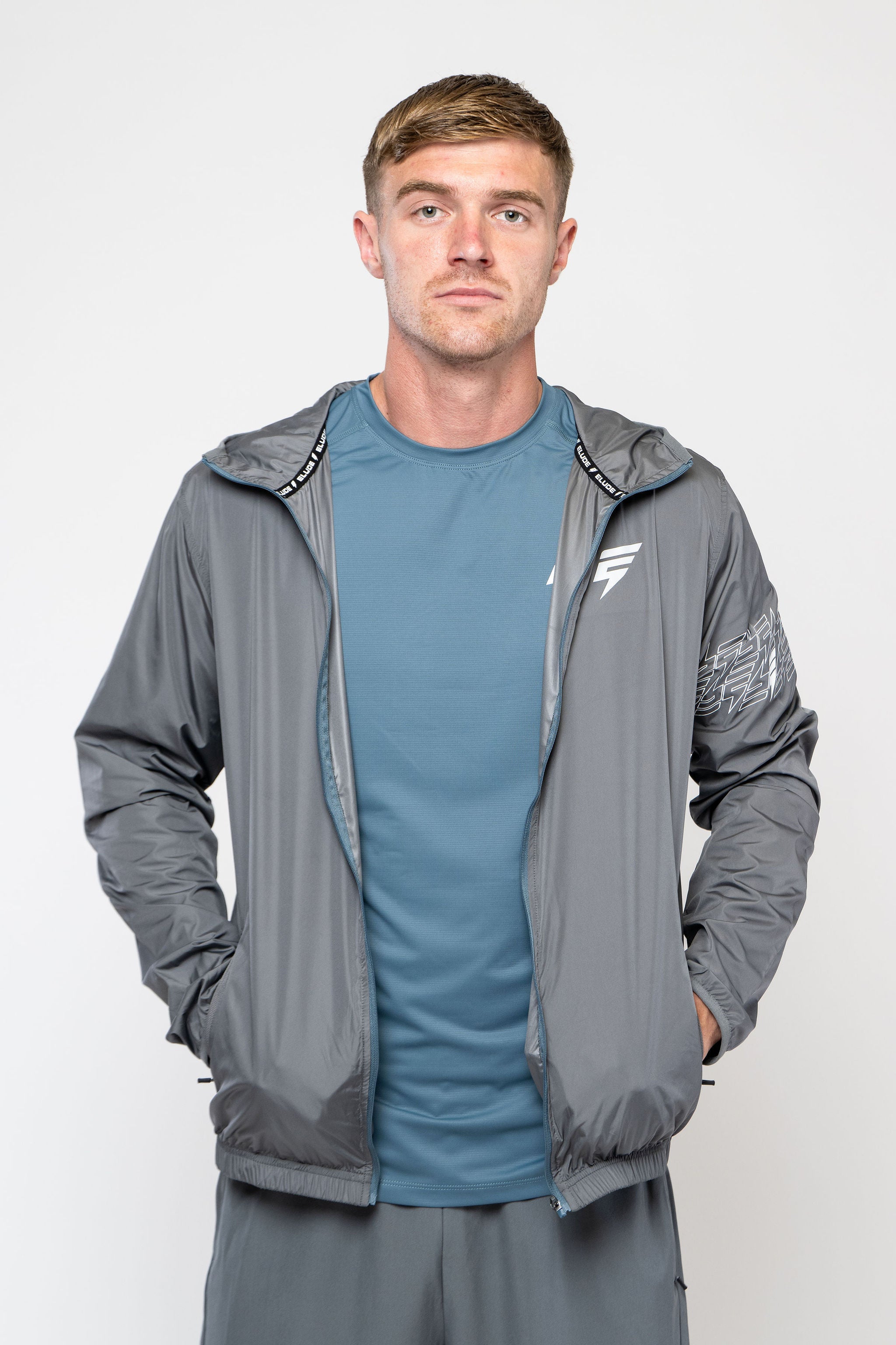 ICON JACKET - GREY/WHITE