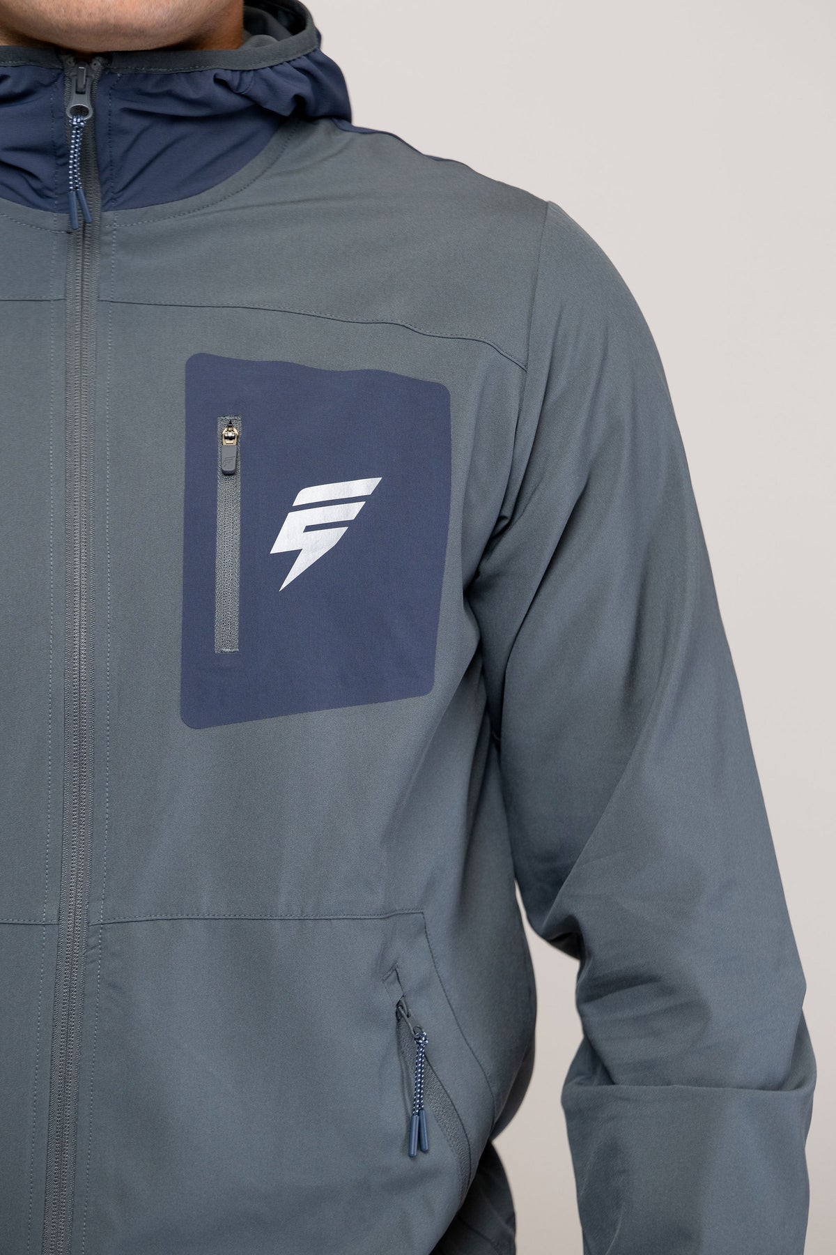 GALAXY JACKET - GREY/MIDNIGHT BLUE