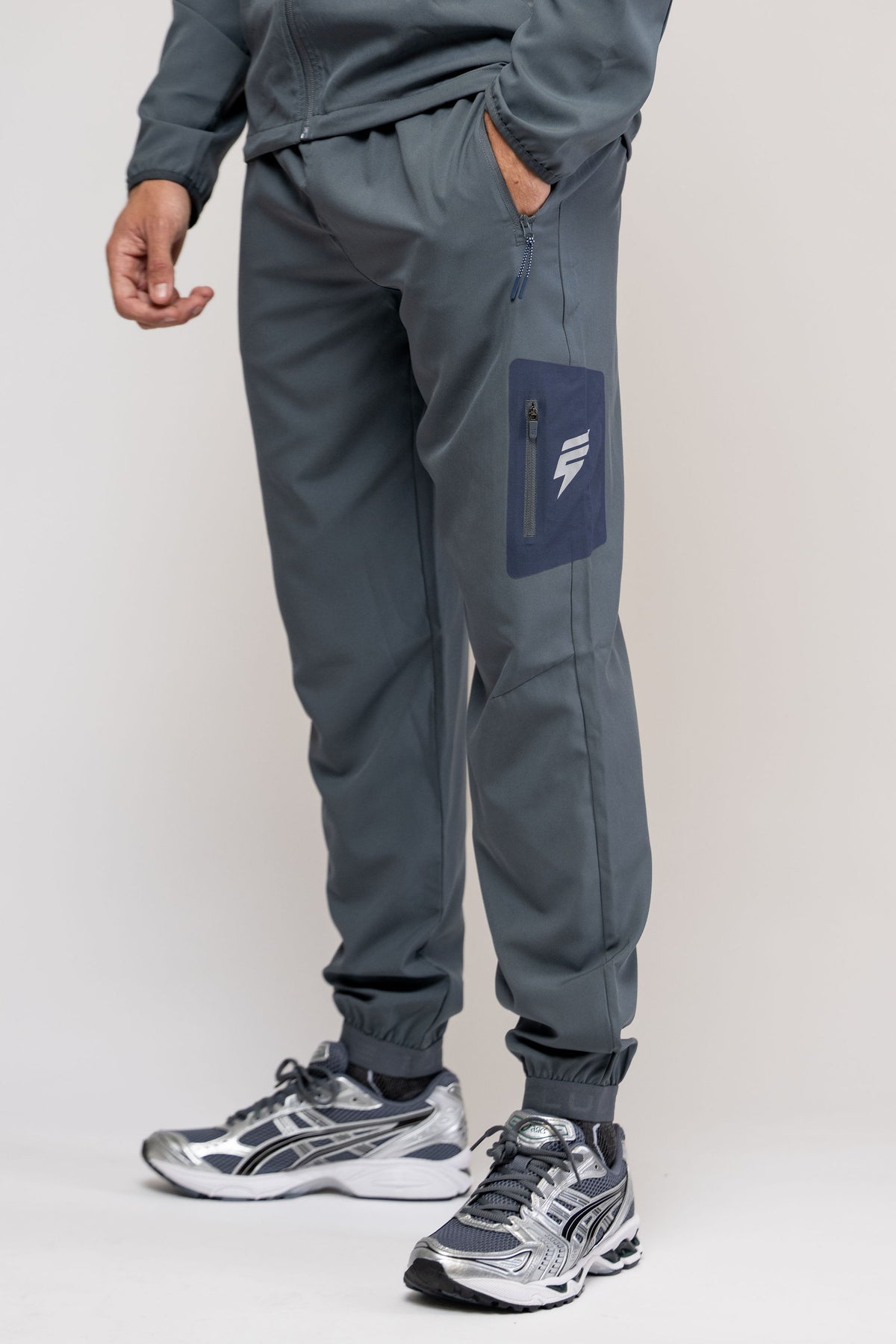 GALAXY TRACKSUIT - GREY/MIDNIGHT BLUE