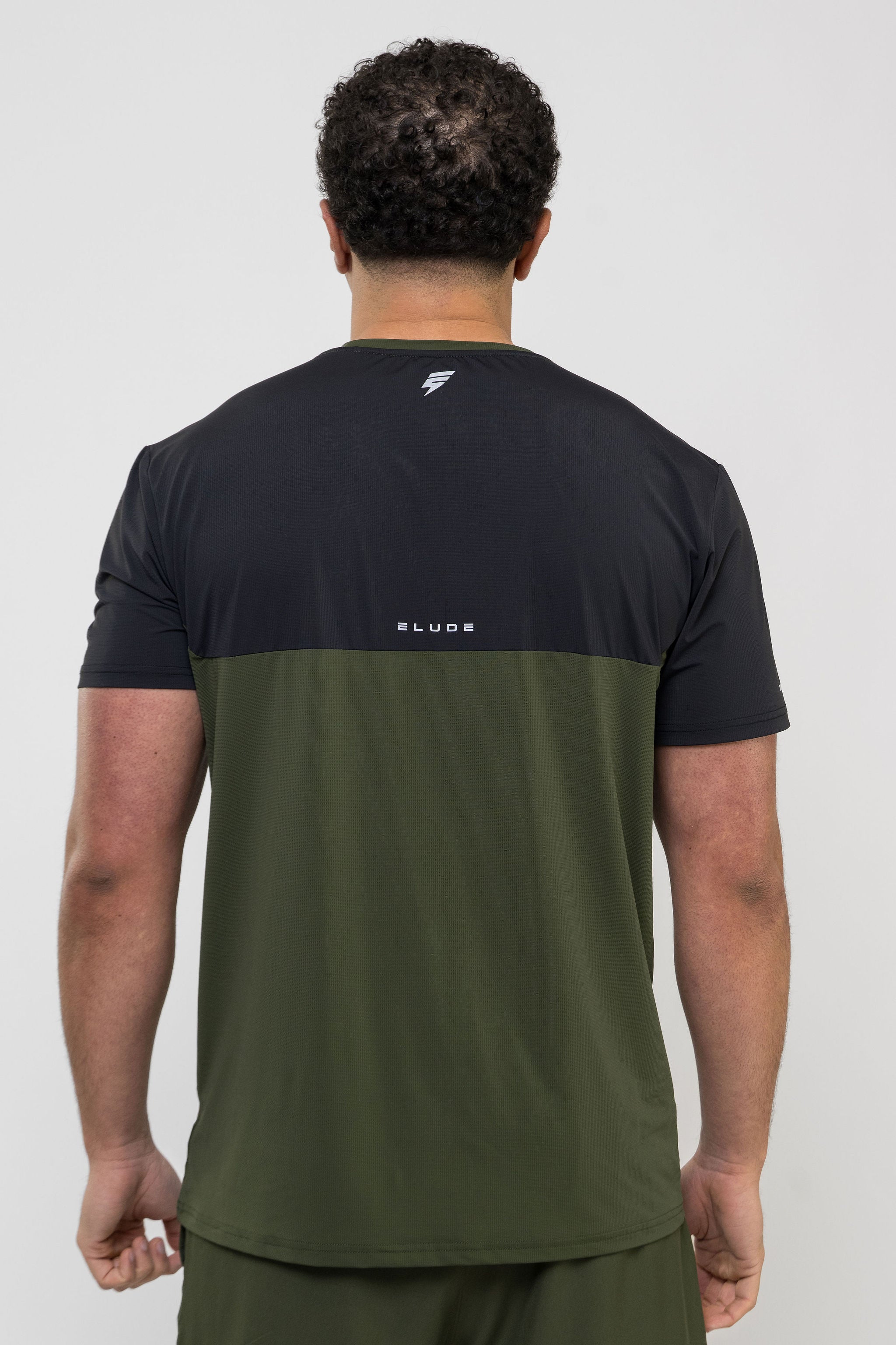 TRACK TEE - KHAKI/BLACK