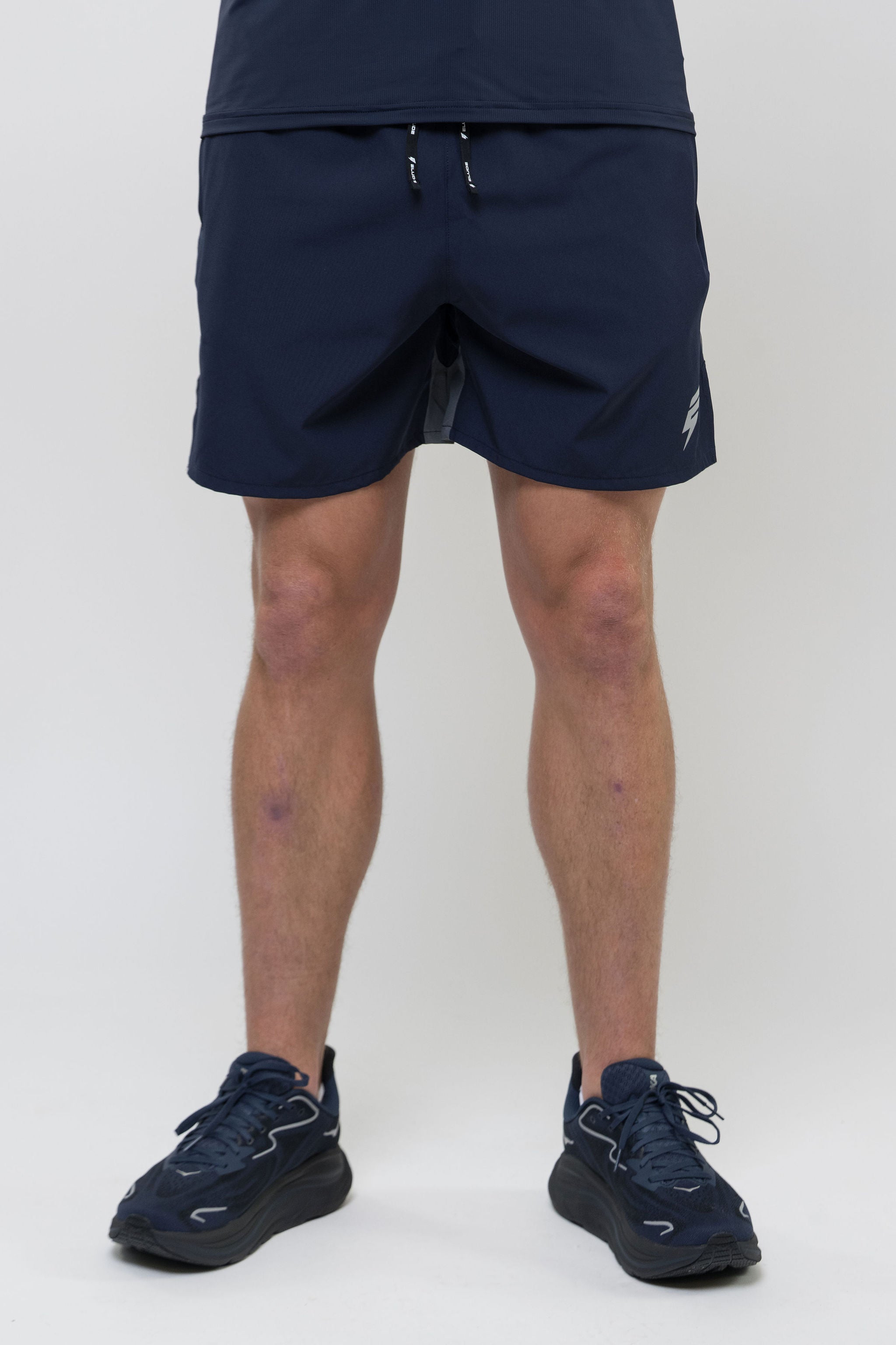 TRACK SHORT - NAVY/GREY