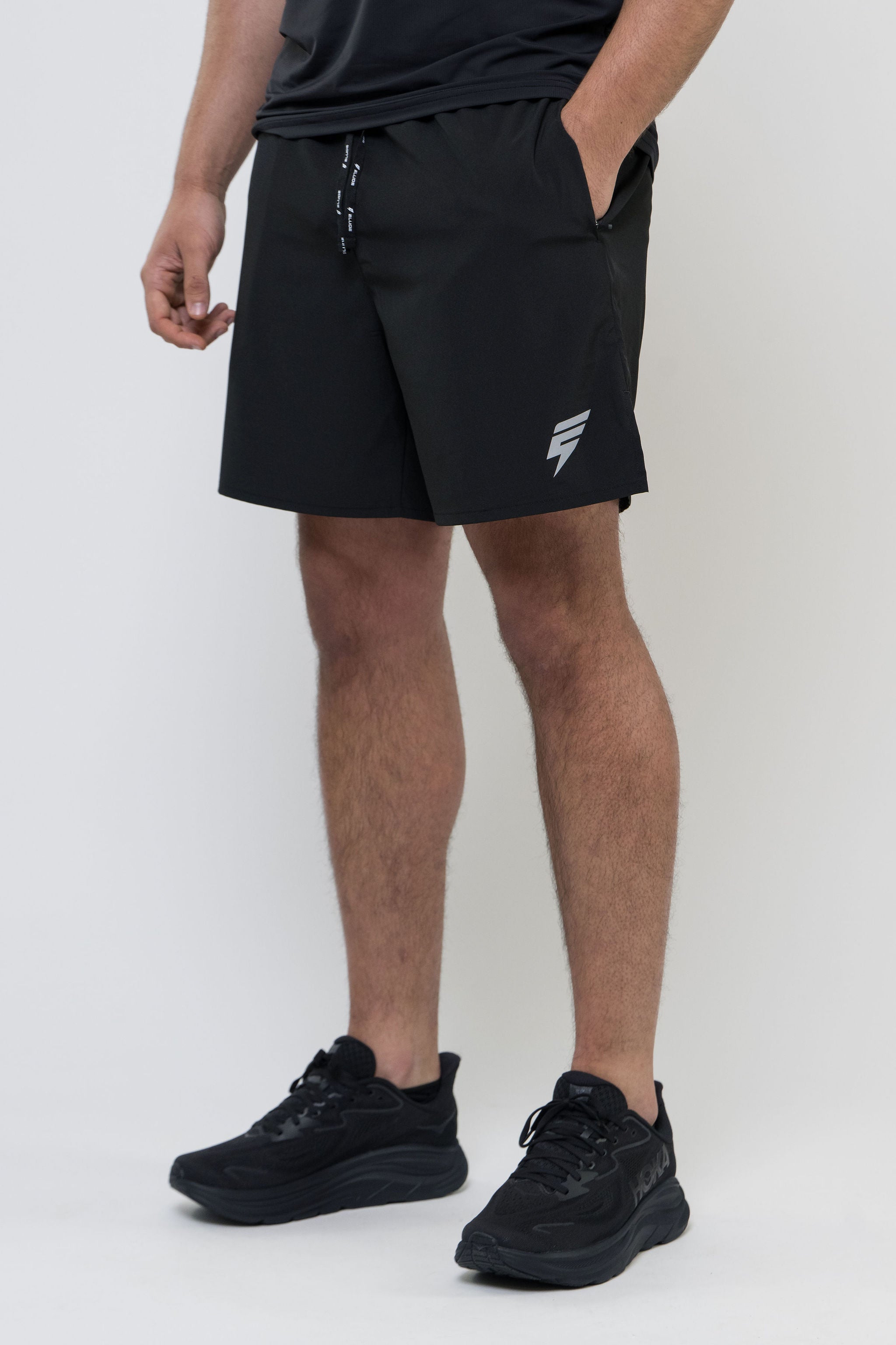 TRACK SHORT - JET BLACK