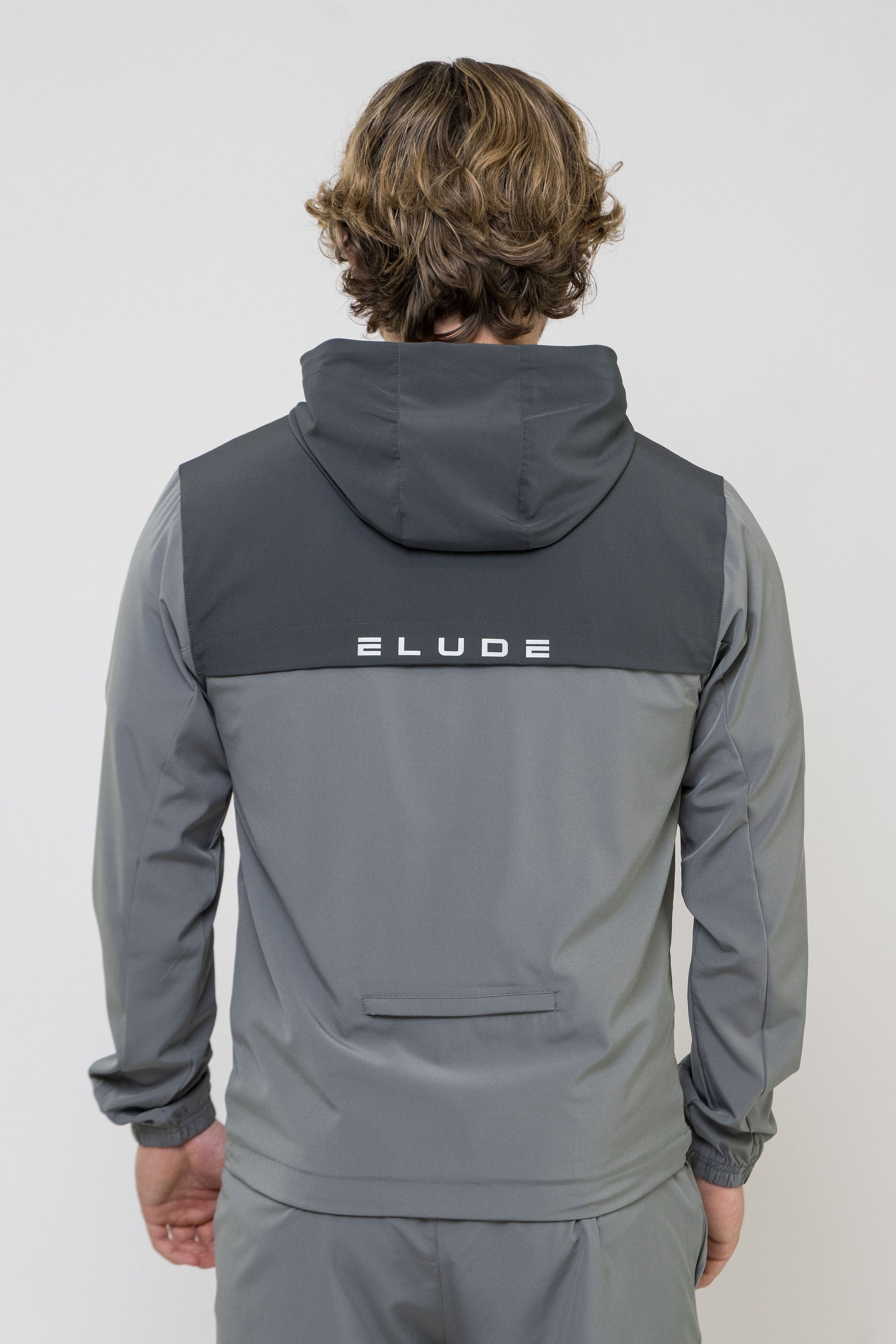 TRACK JACKET - LIGHT GREY/GREY