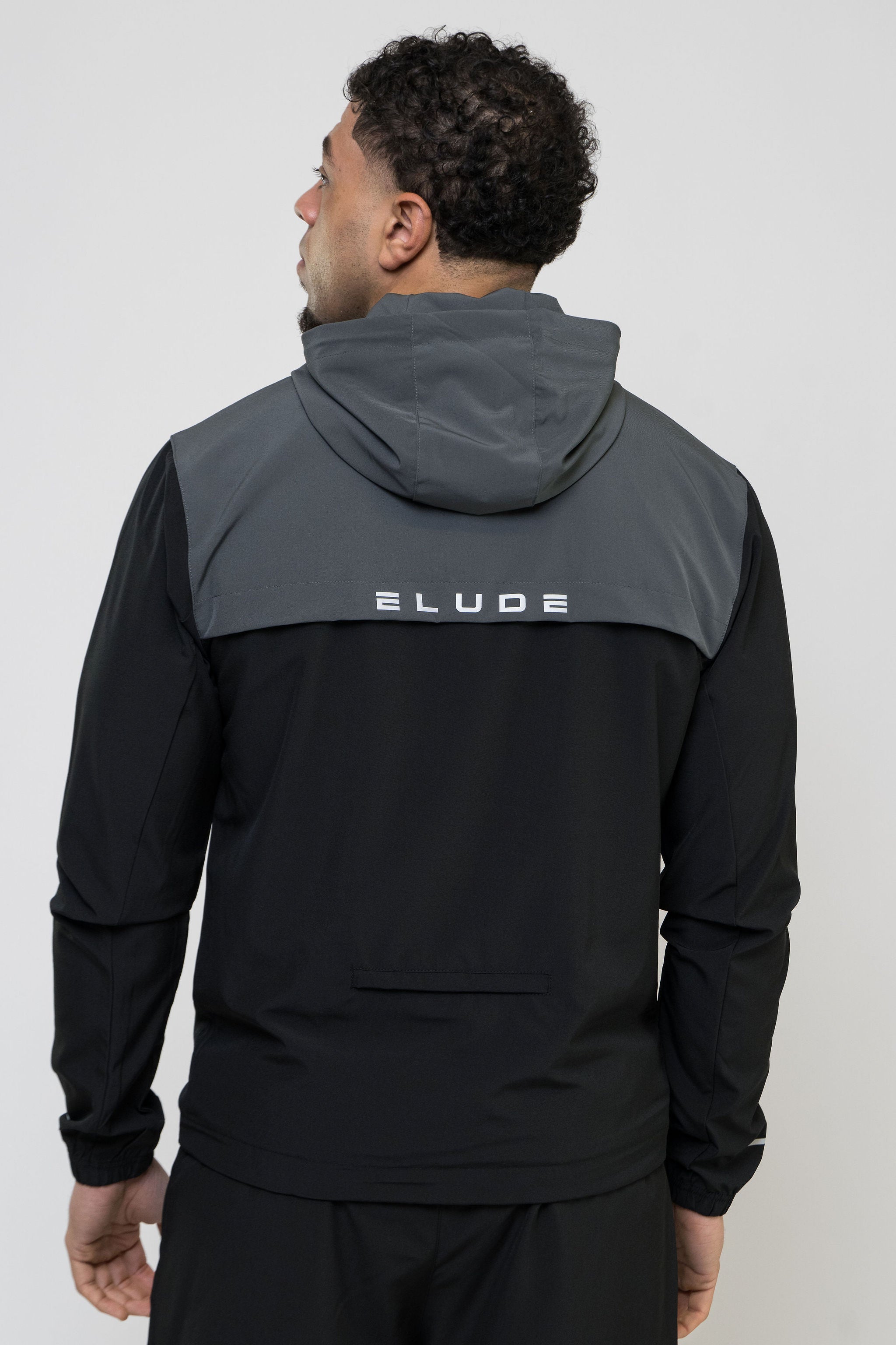 TRACK JACKET - BLACK/DARK GREY