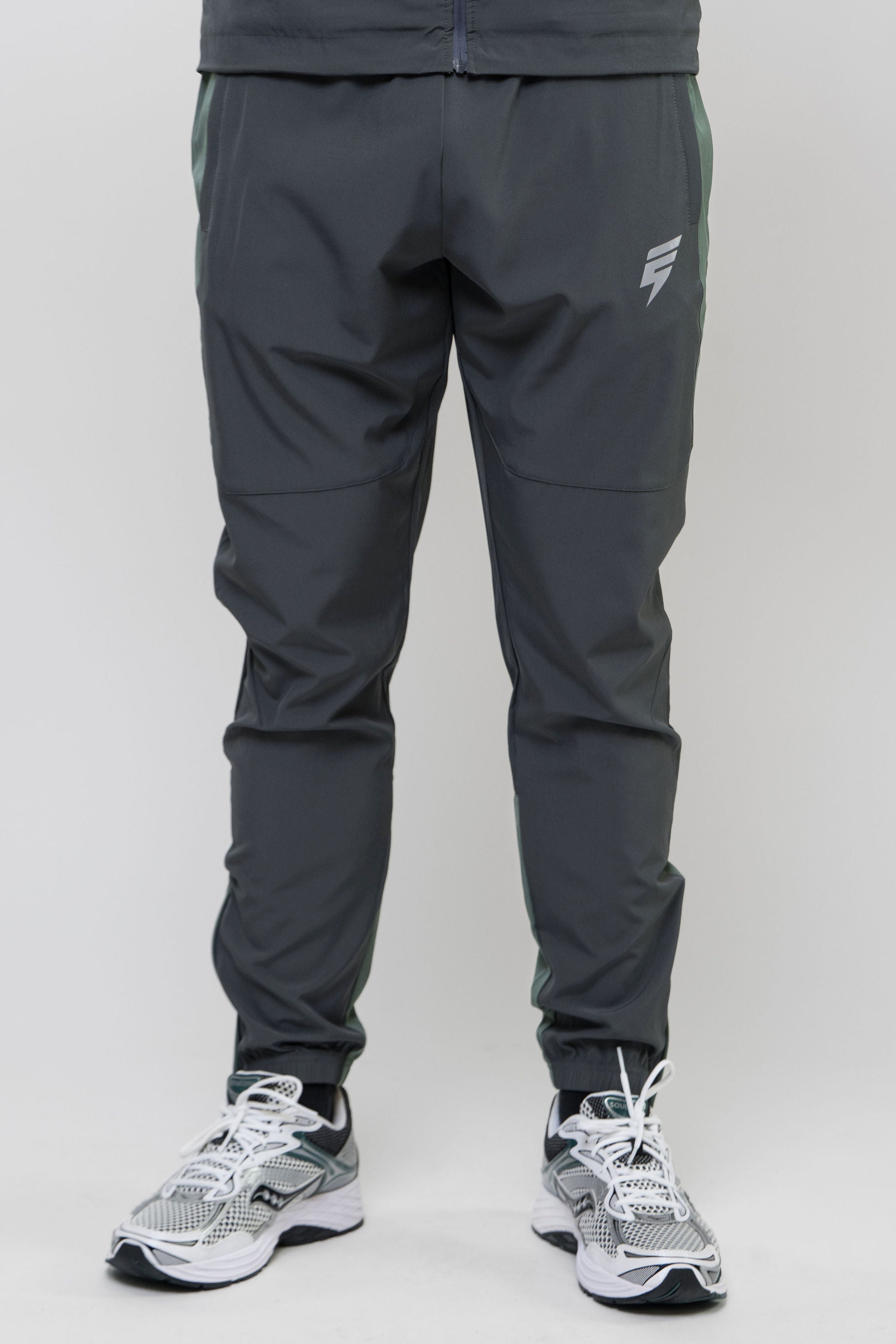 TRACK PANT - GREY/SAGE
