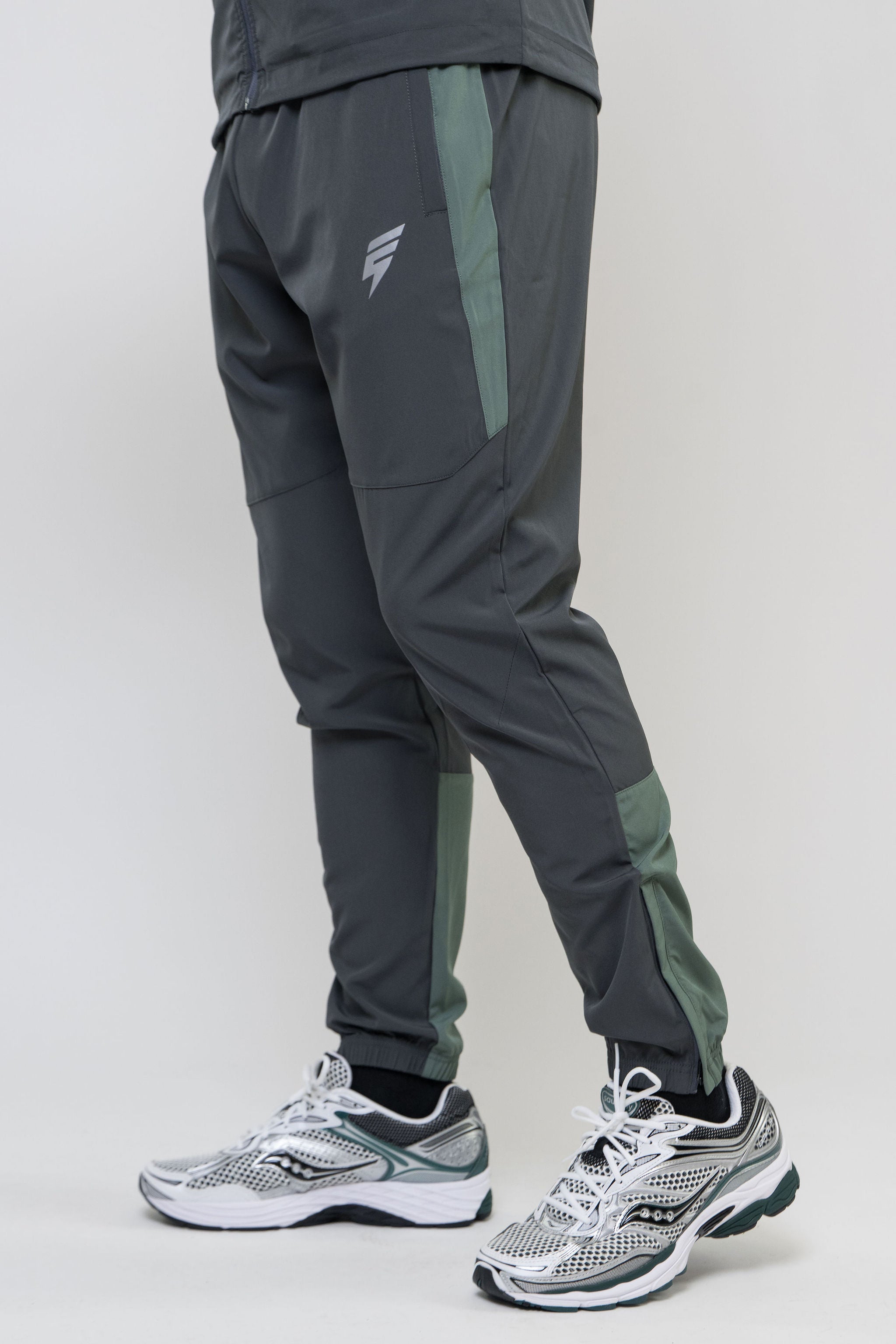 TRACK PANT - GREY/SAGE