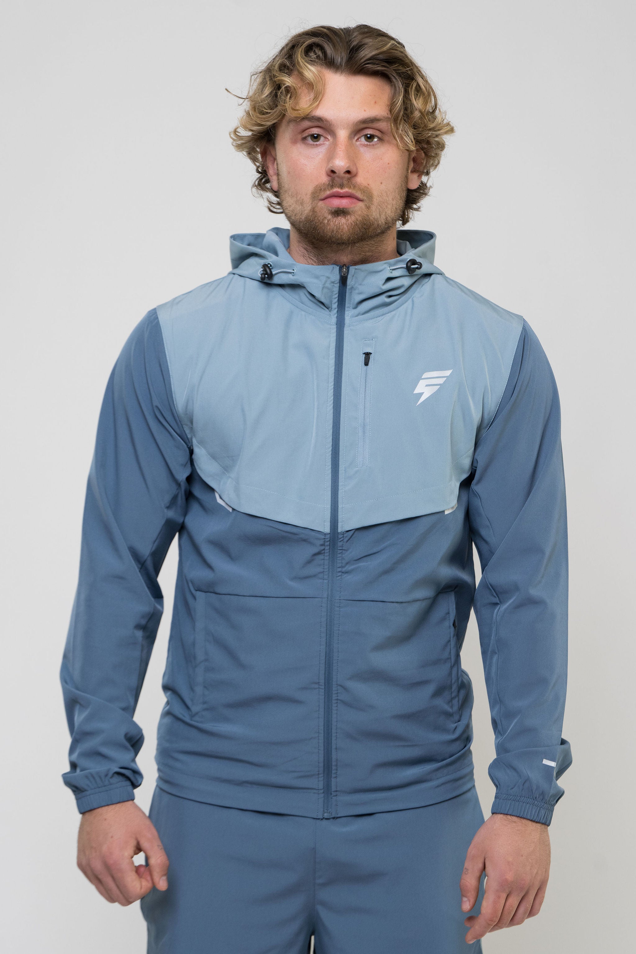 TRACK TRACKSUIT - PALE NAVY/SKY BLUE