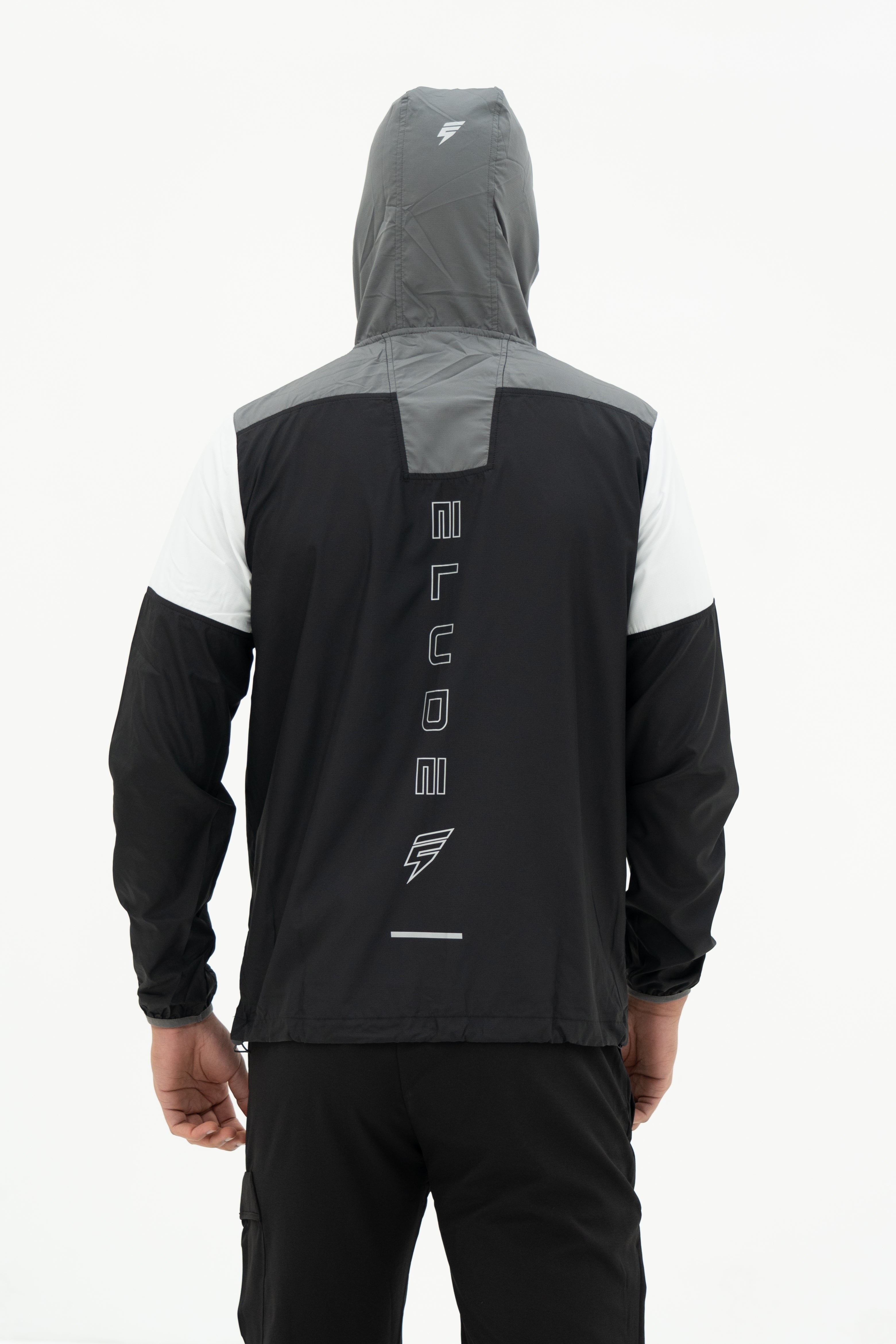 VENT WINDBREAKER SET - BLACK/GREY/WHITE