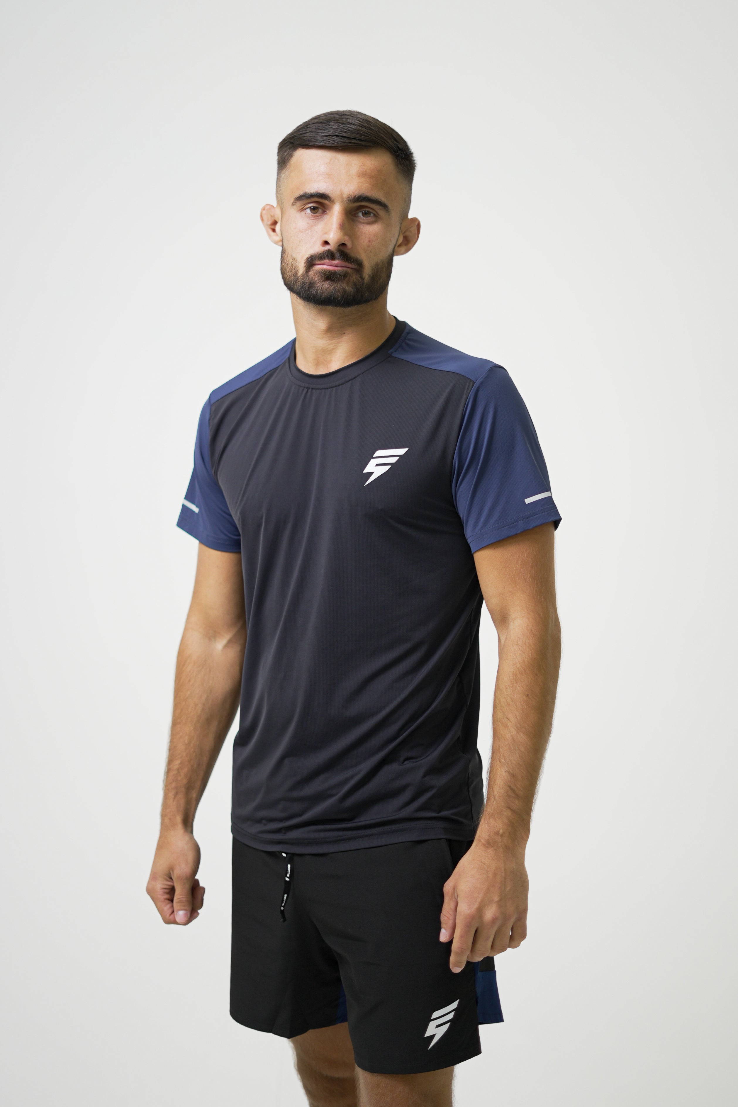 SPLIT SET - BLACK/NAVY