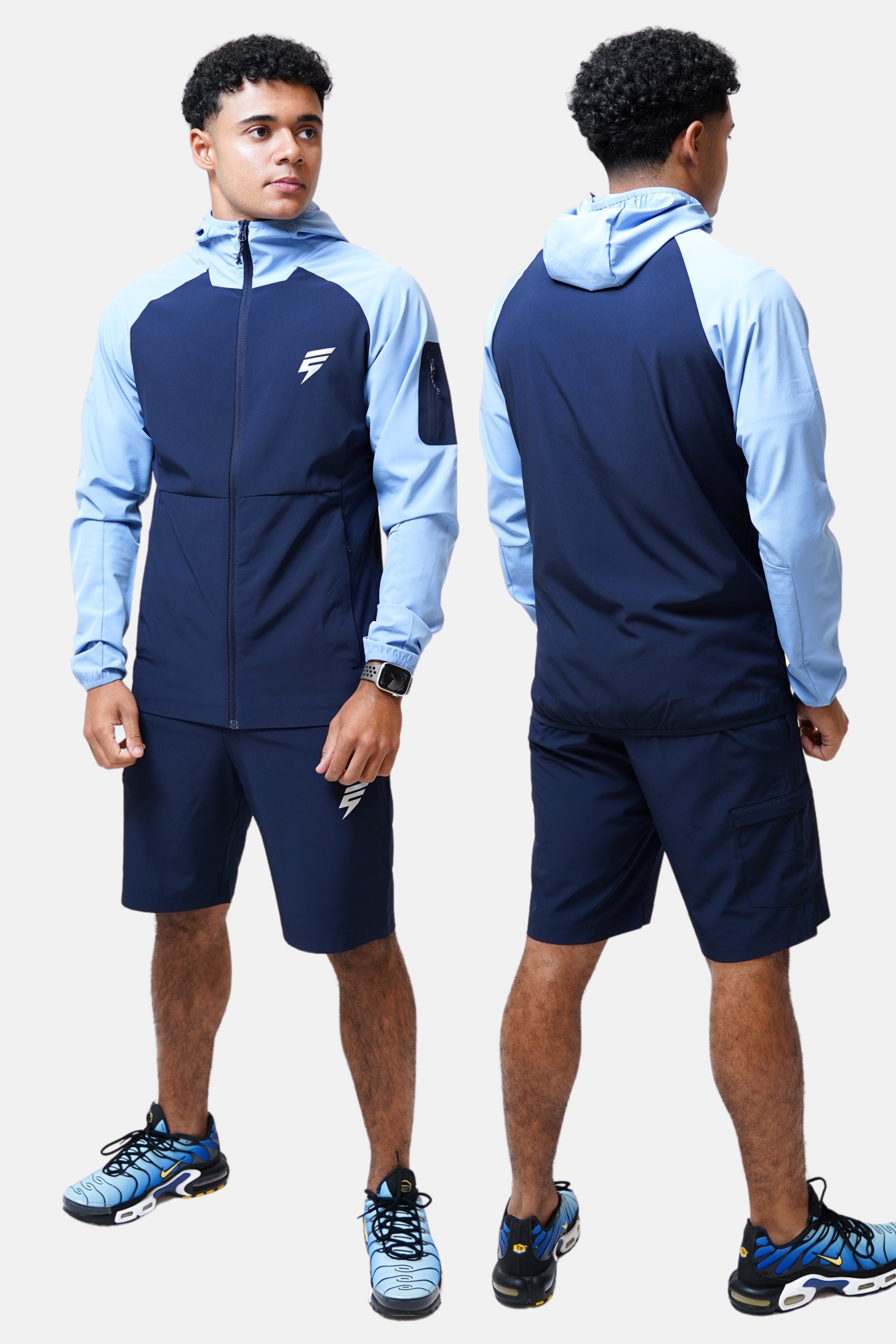 CORE JACKET SET - NAVY/LIGHT BLUE
