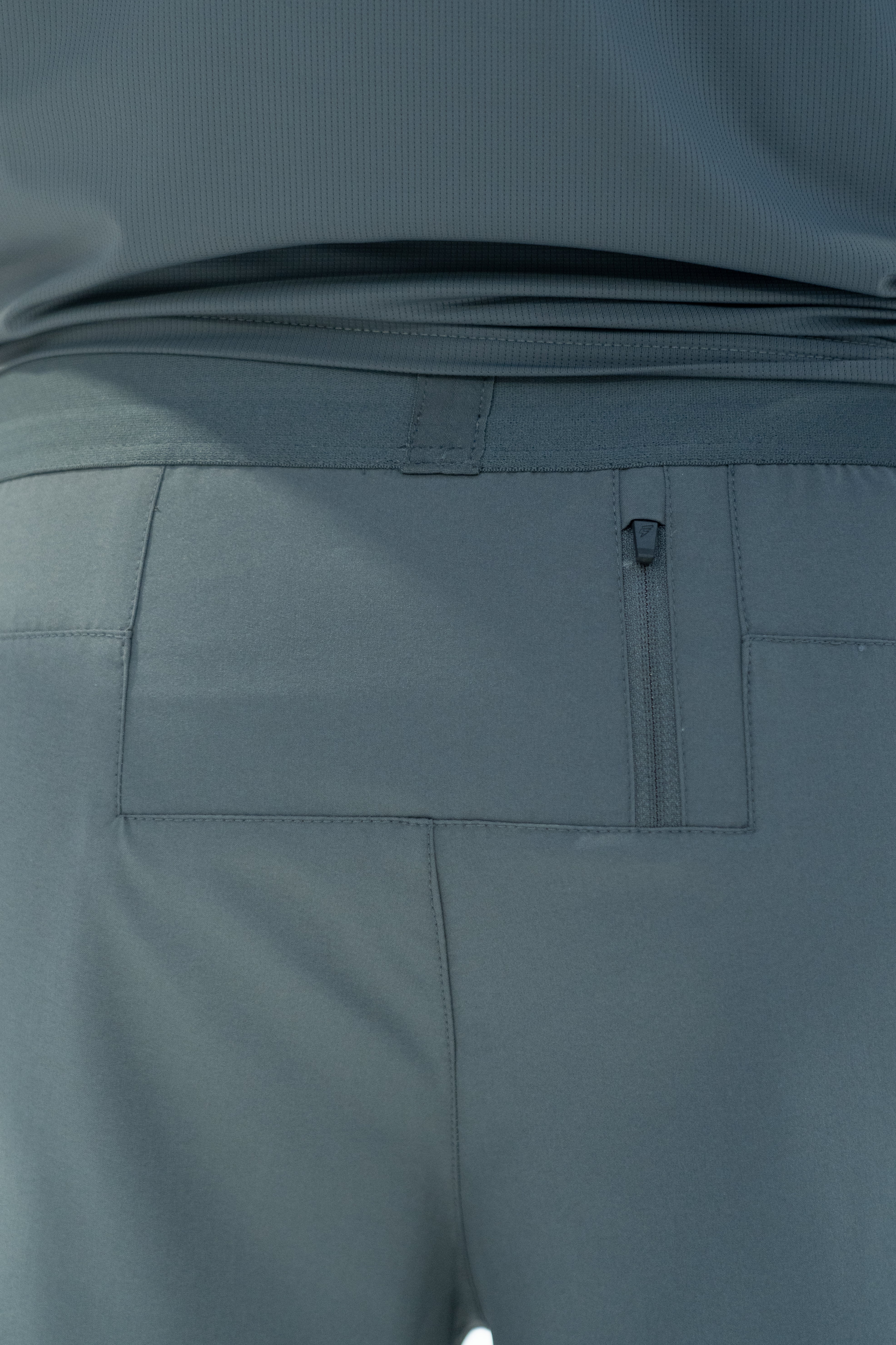 SPLIT SHORTS - CHARCOAL