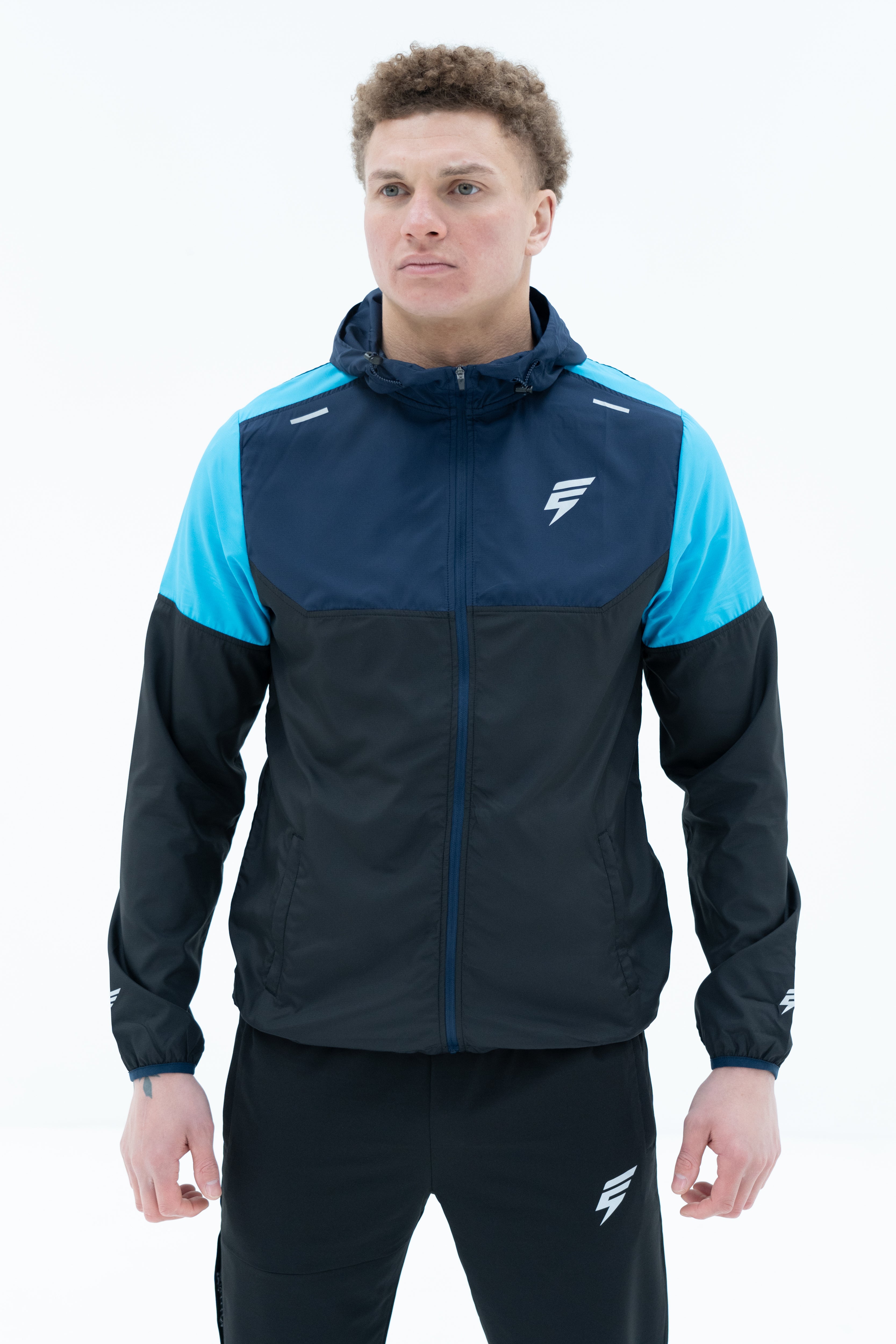 VENT WINDBREAKER SET - BLACK/BLUE/NAVY