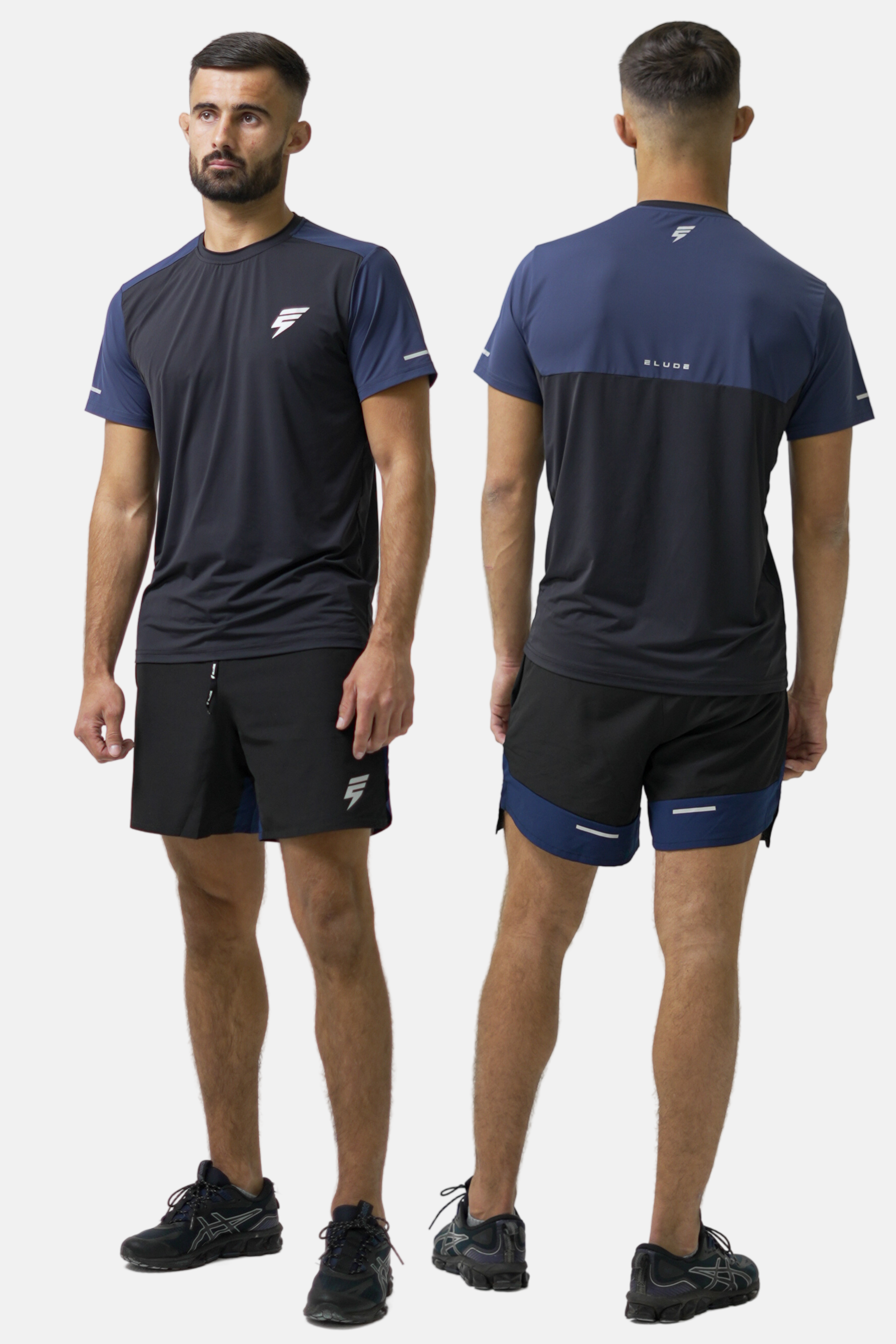 SPLIT SET - BLACK/NAVY
