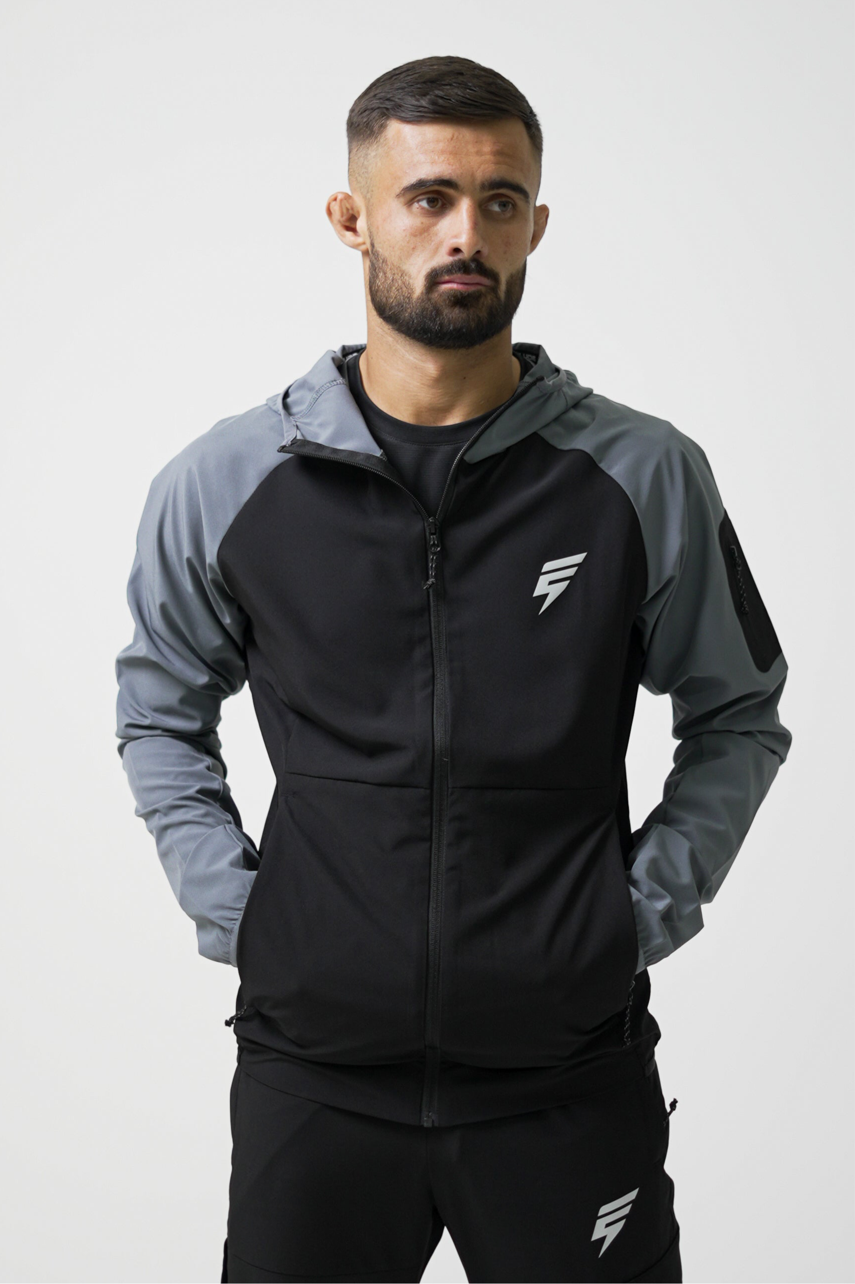 CORE 2.0 JACKET - BLACK/GREY