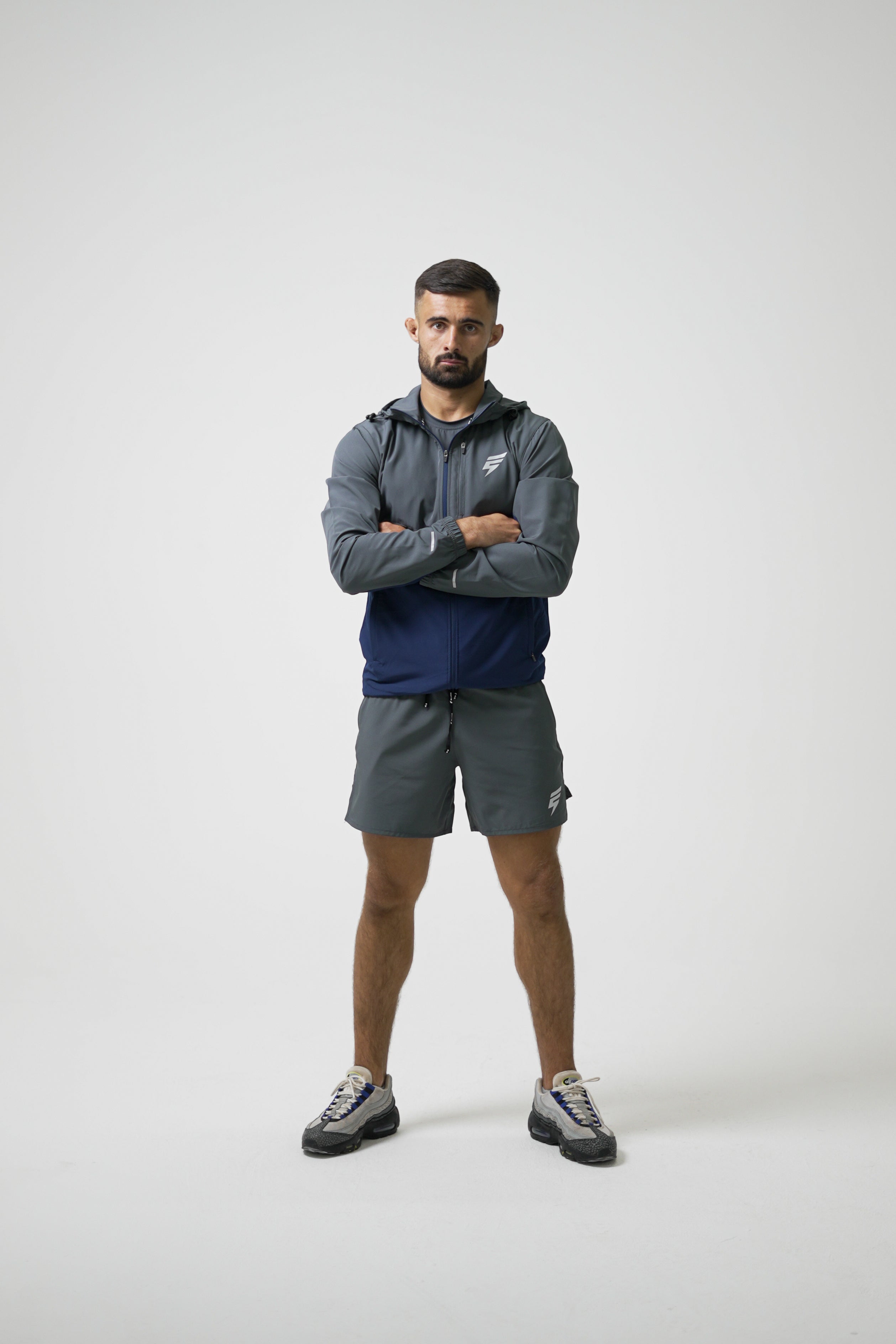 TRACK JACKET SET - NAVY/COAL