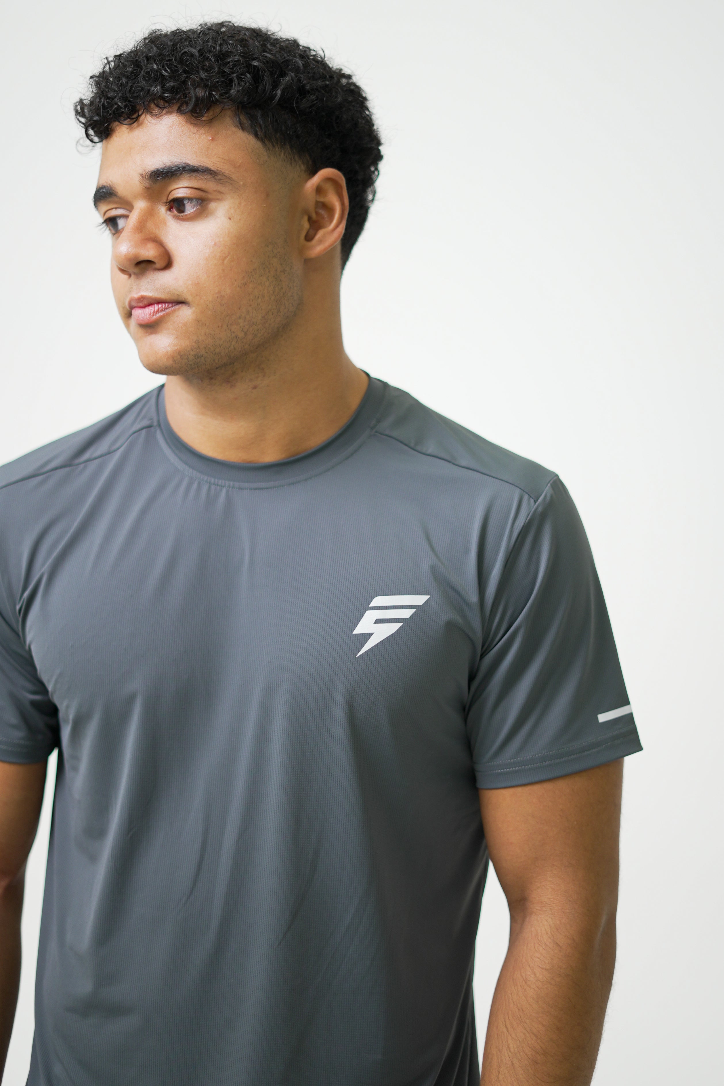 SPLIT TEE - COAL