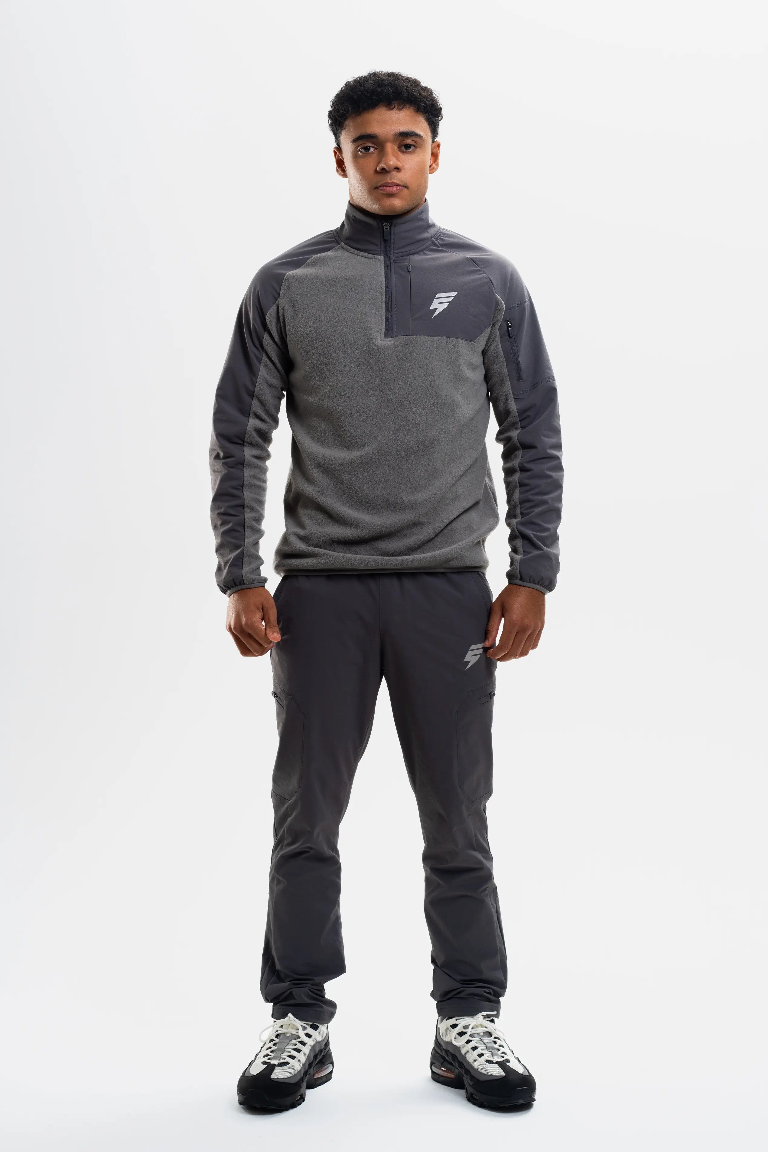 TRAIL 1/4 TRACKSUIT - GREY