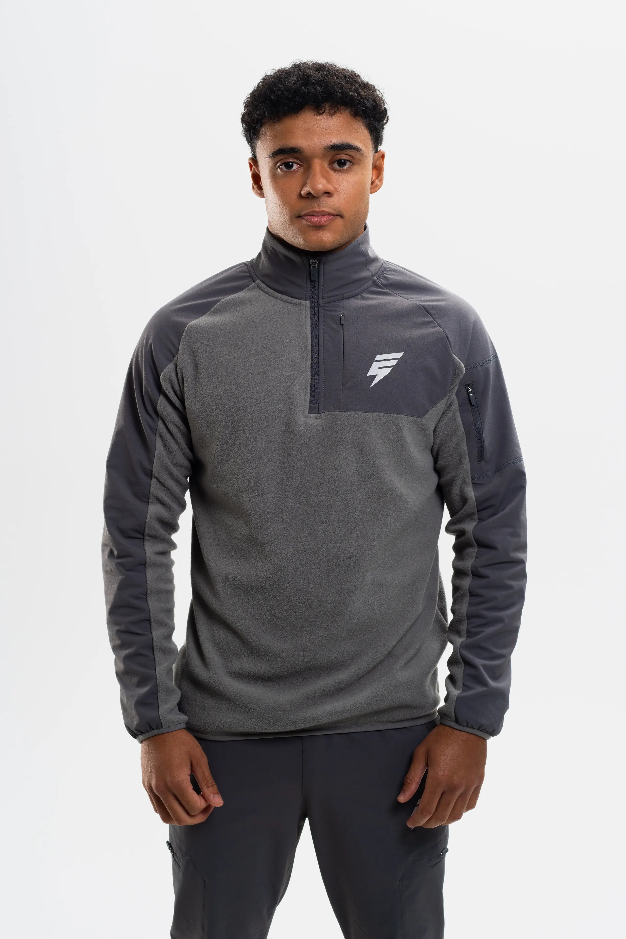 TRAIL 1/4 TRACKSUIT - GREY