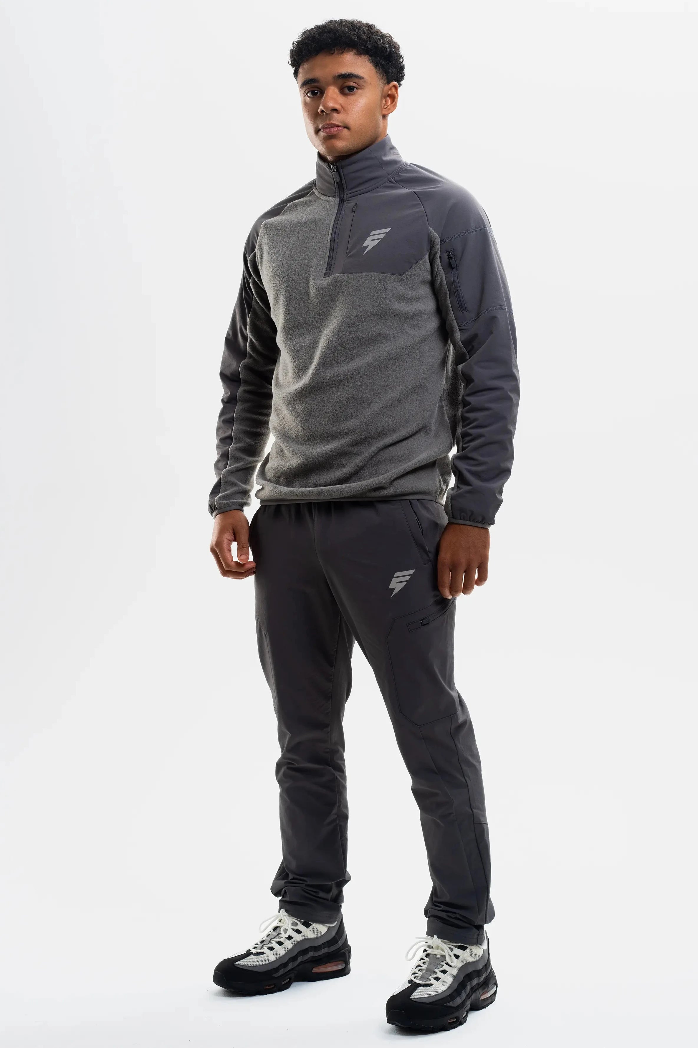 TRAIL 1/4 TRACKSUIT - GREY