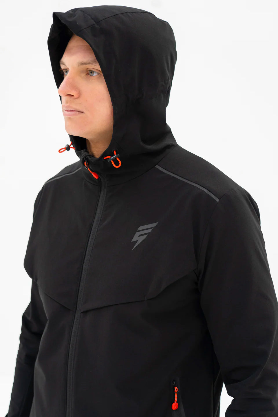 GHOST JACKET - BLACK/RED