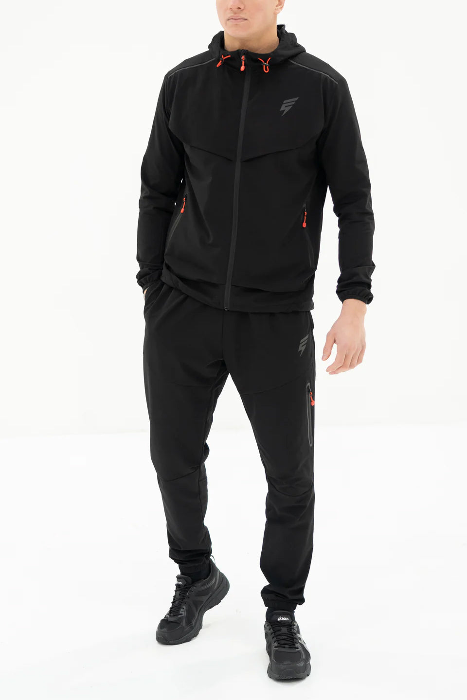 GHOST PANTS - BLACK/RED