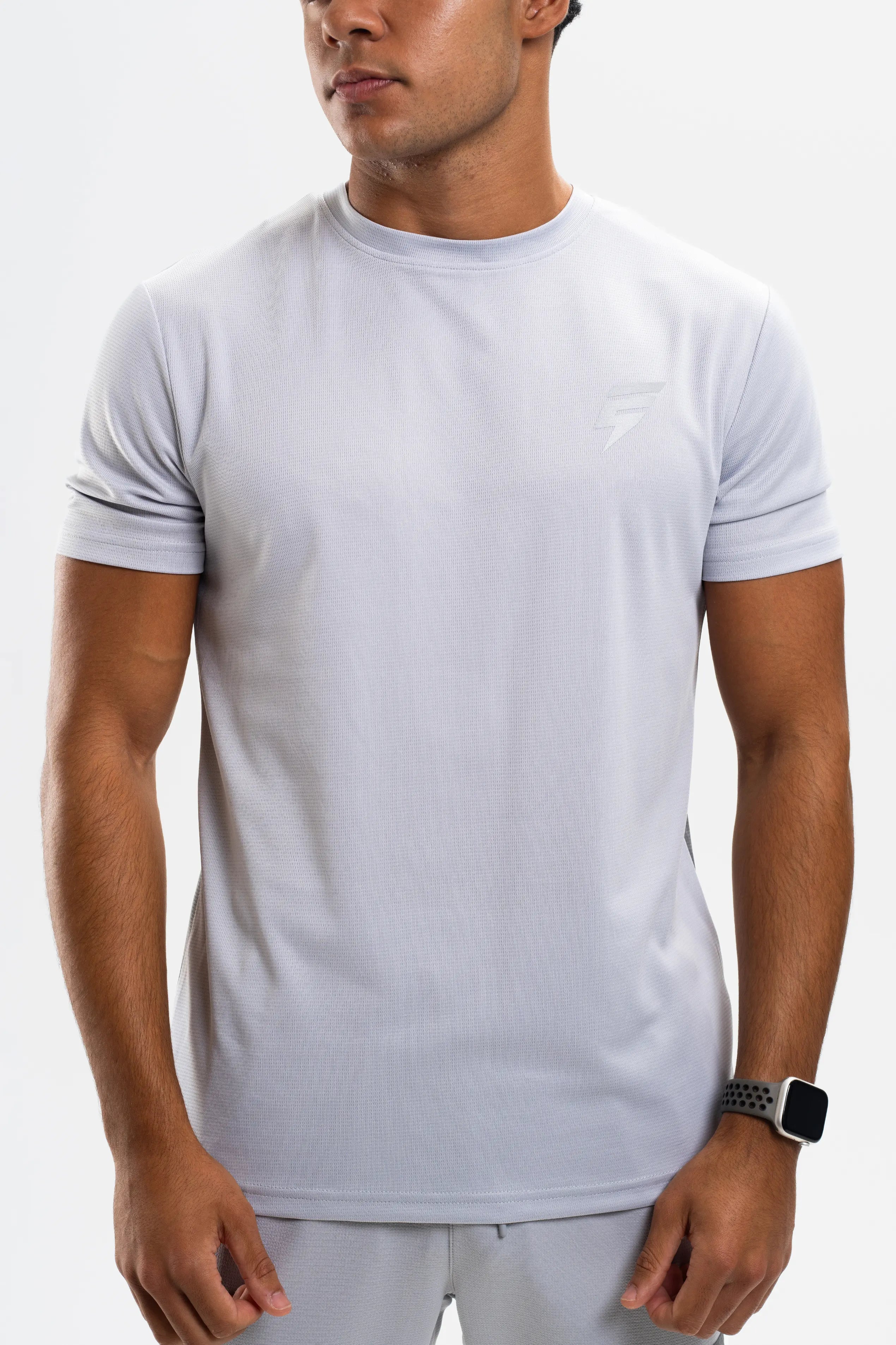 TECH TEE - LIGHT GREY/GREY