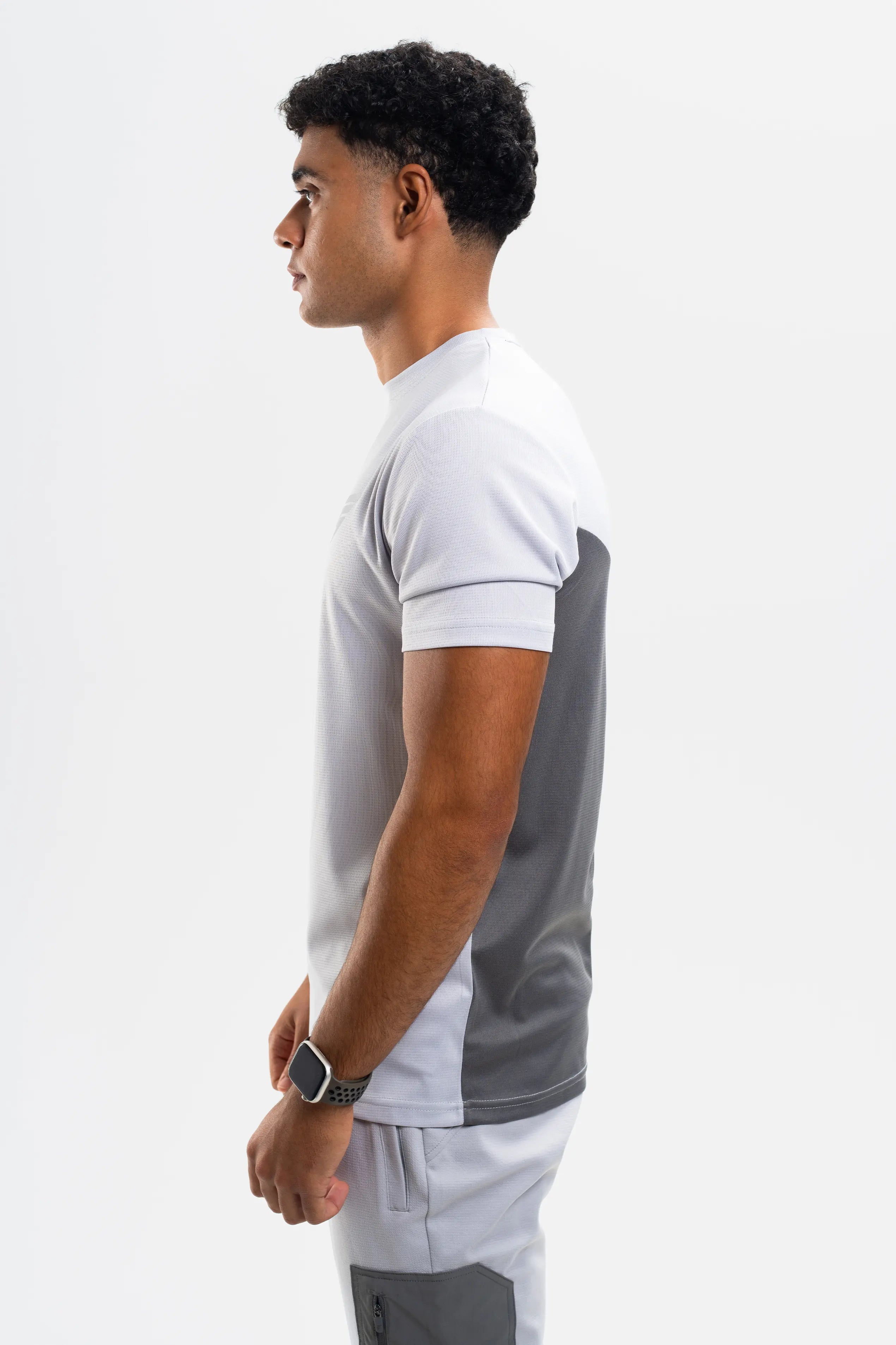 TECH TEE - LIGHT GREY/GREY