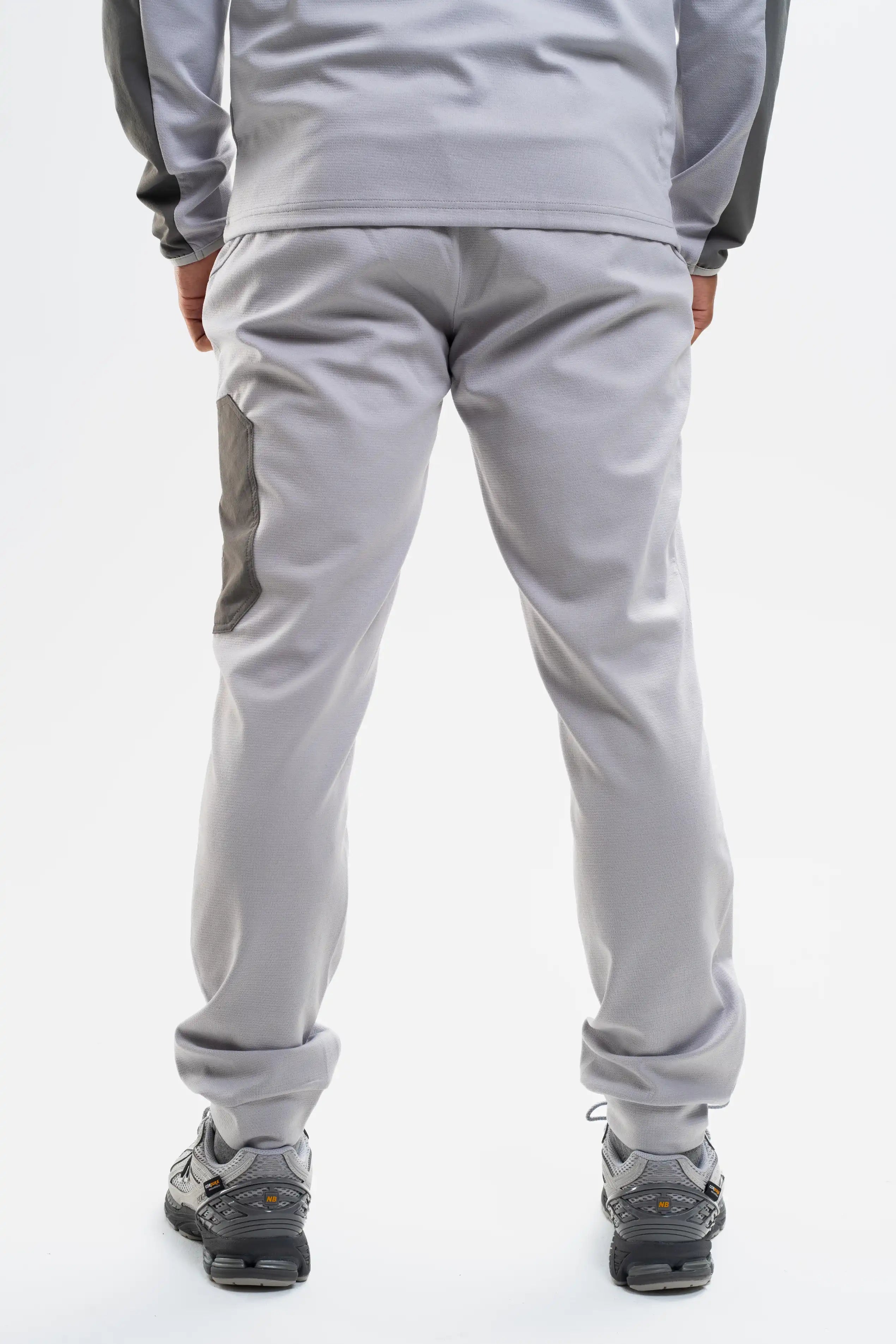PATCH PANT - LIGHT GREY/COAL