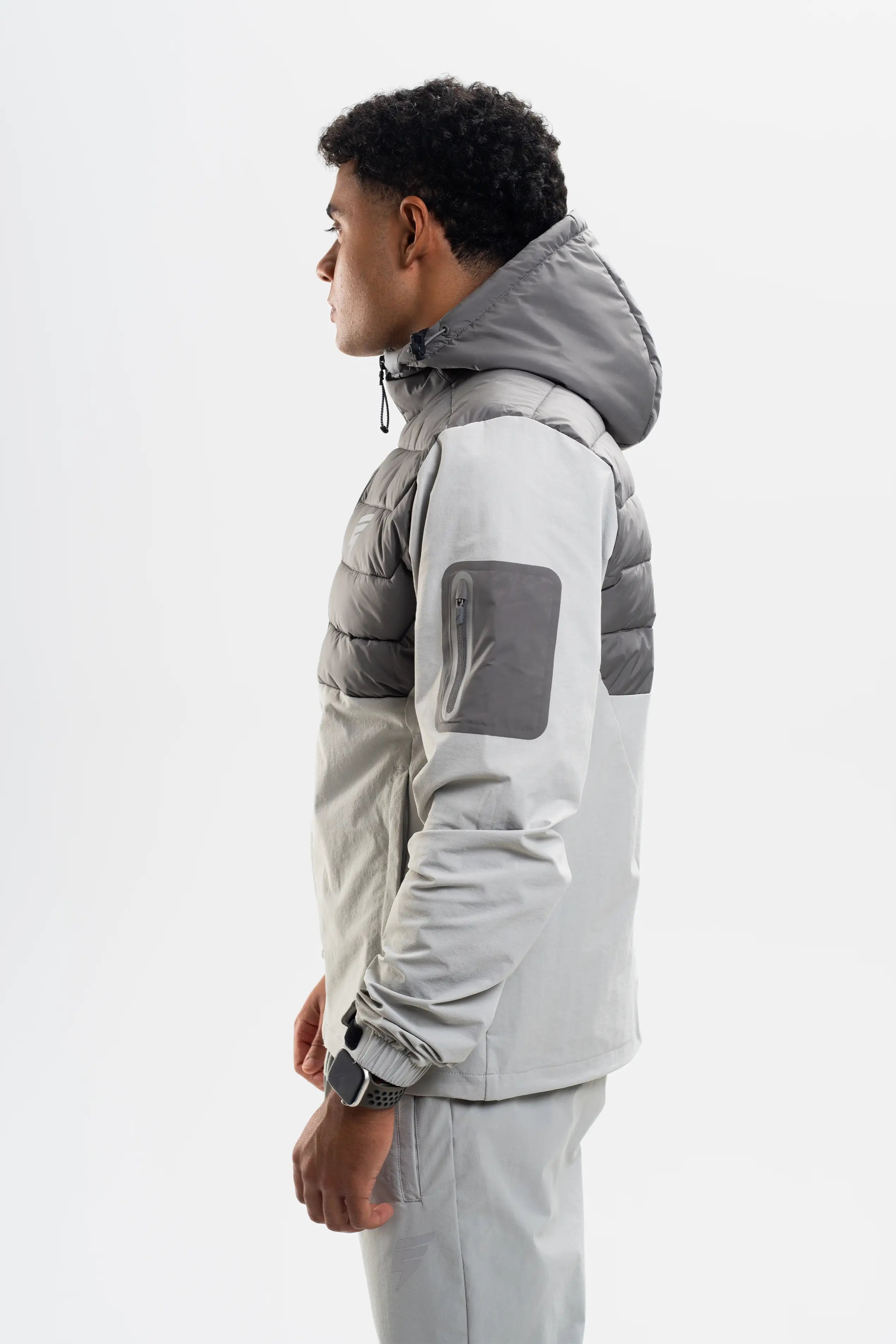 HYBRID TRACKSUIT - LIGHT GREY/COAL