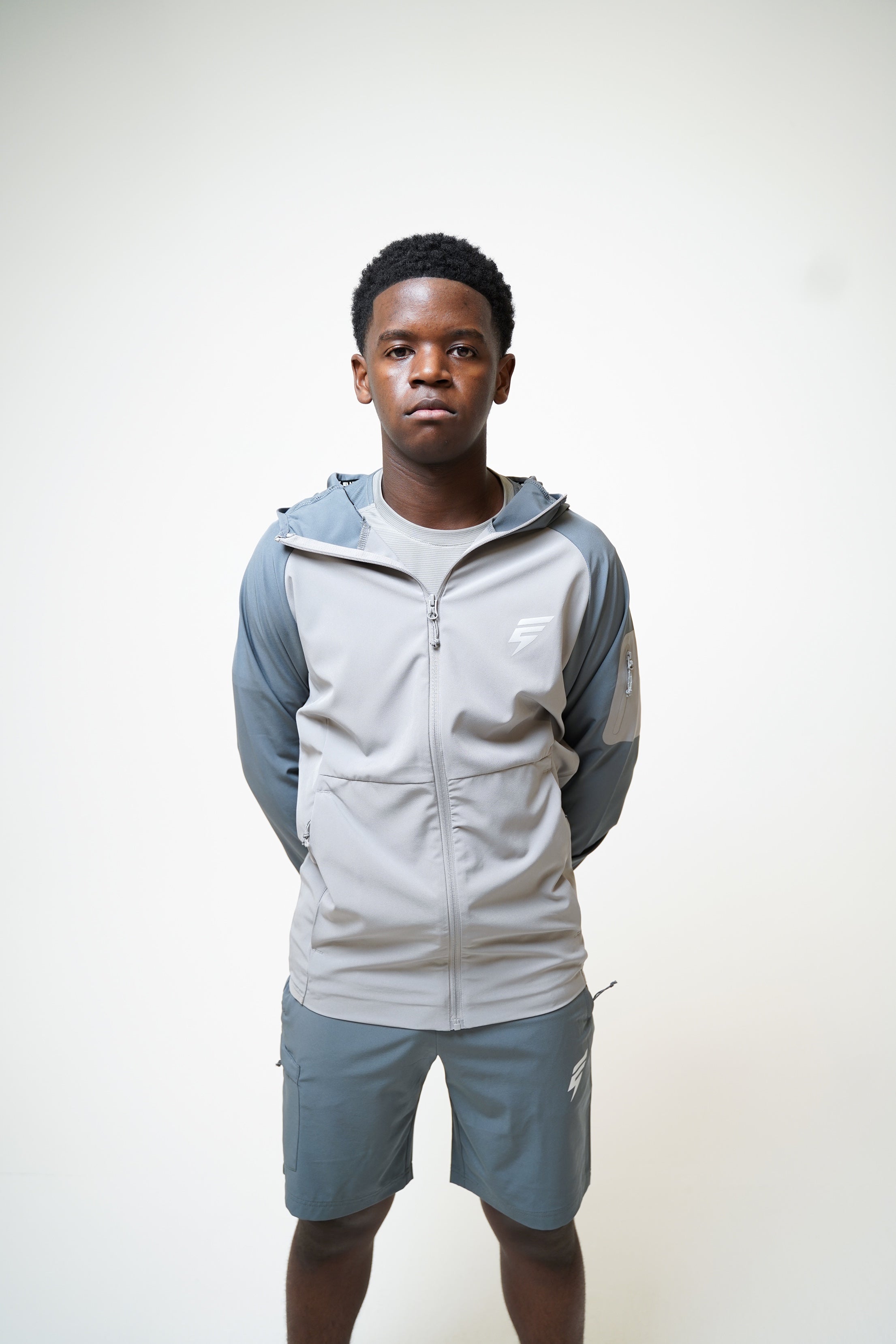 CORE JACKET SET - LIGHT GREY/GREY