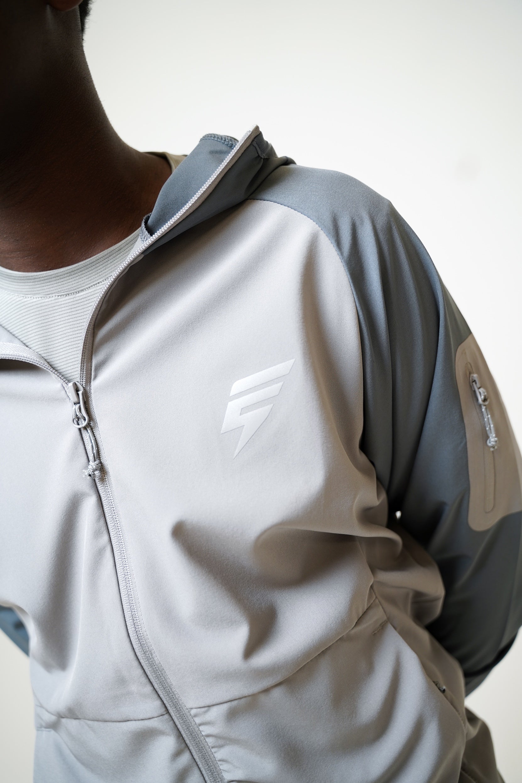 CORE JACKET SET - LIGHT GREY/GREY