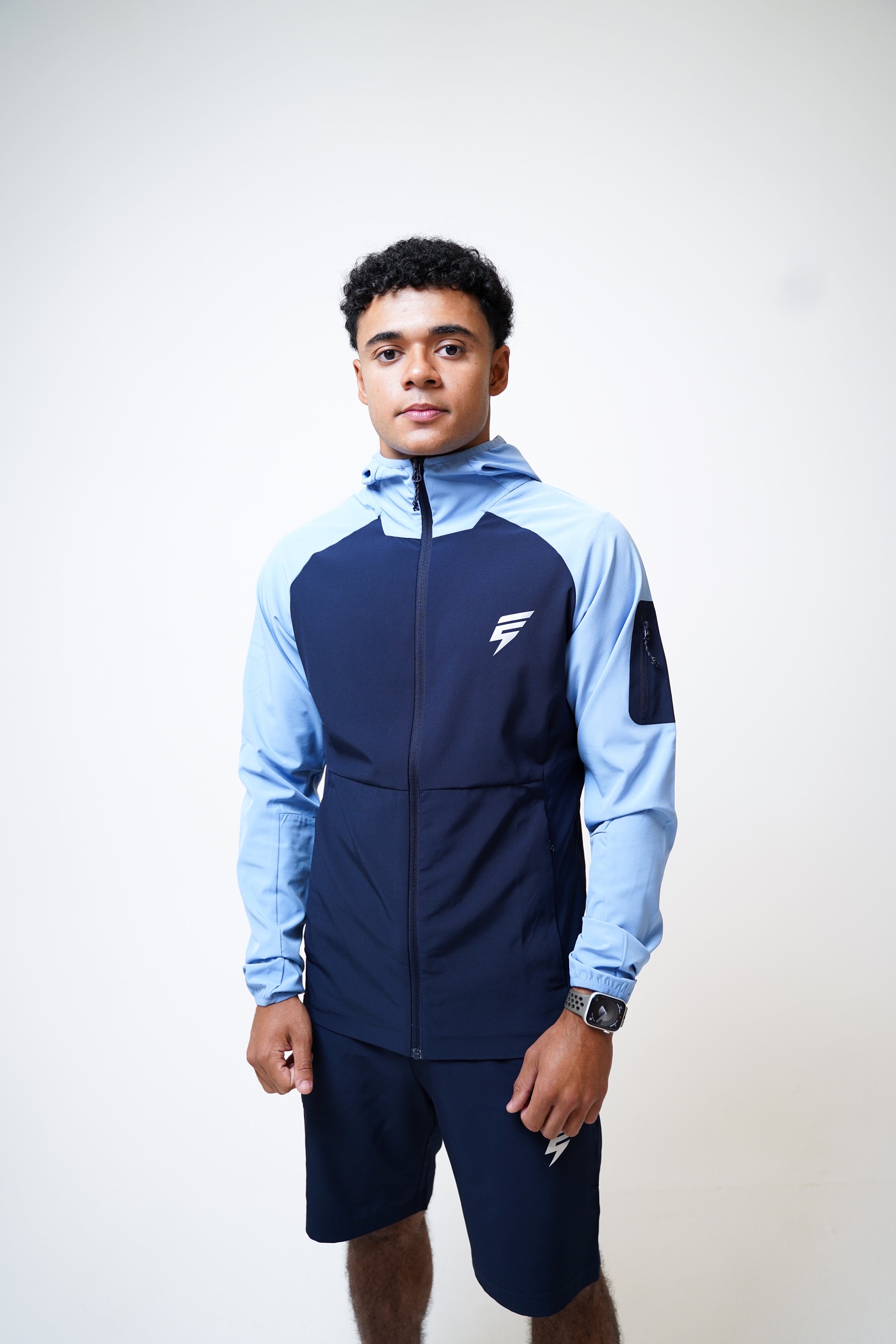 CORE JACKET SET - NAVY/LIGHT BLUE