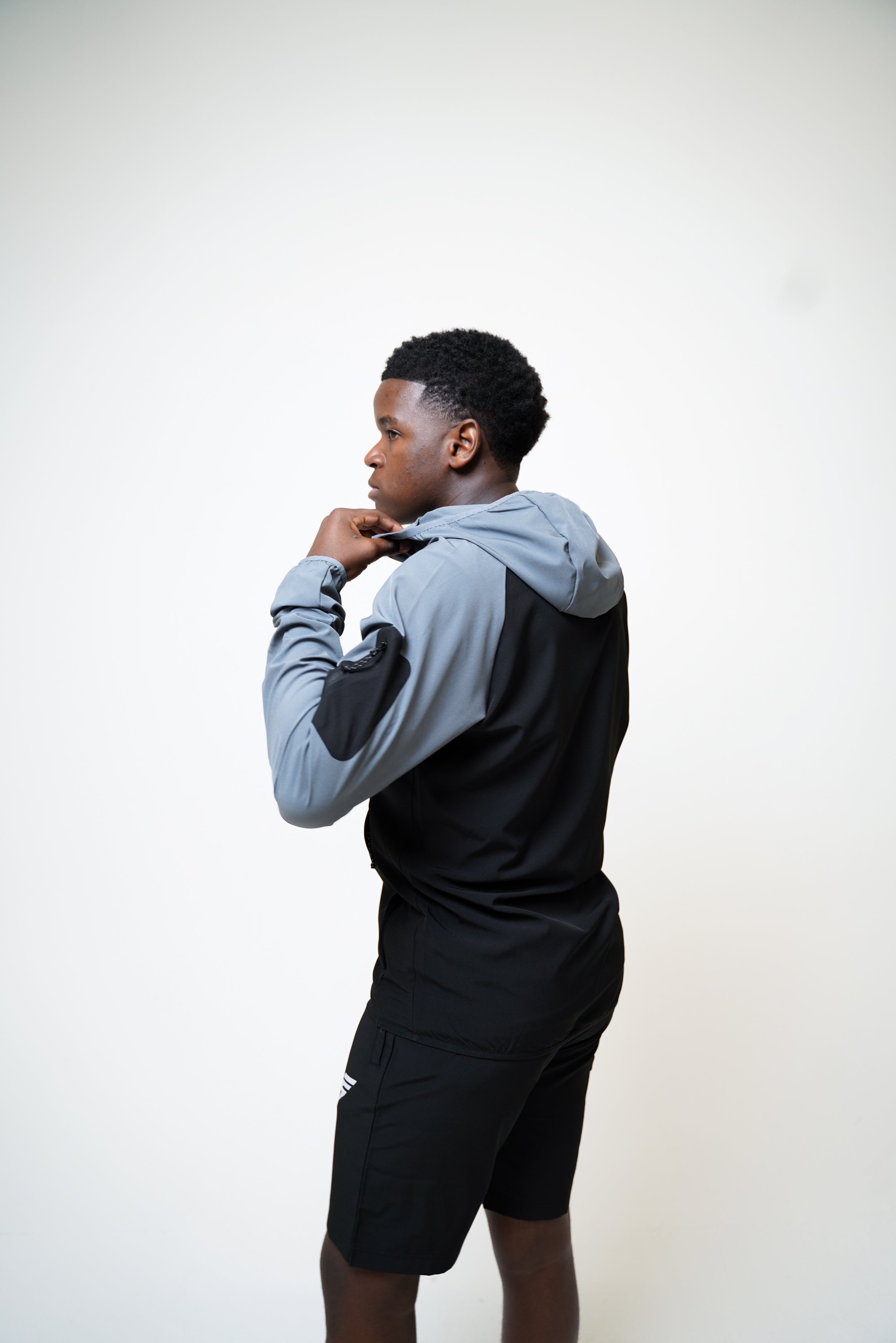CORE JACKET SET - BLACK/GREY
