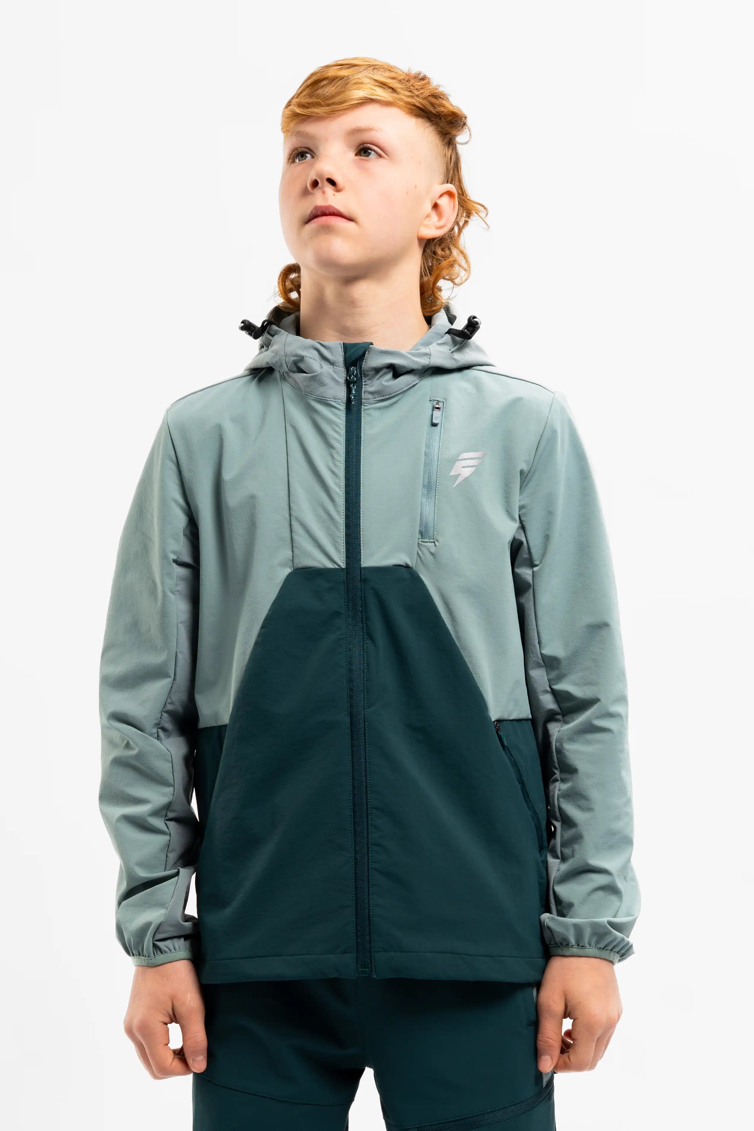 JUNIORS APEX TRACKSUIT - TEAL/GREEN